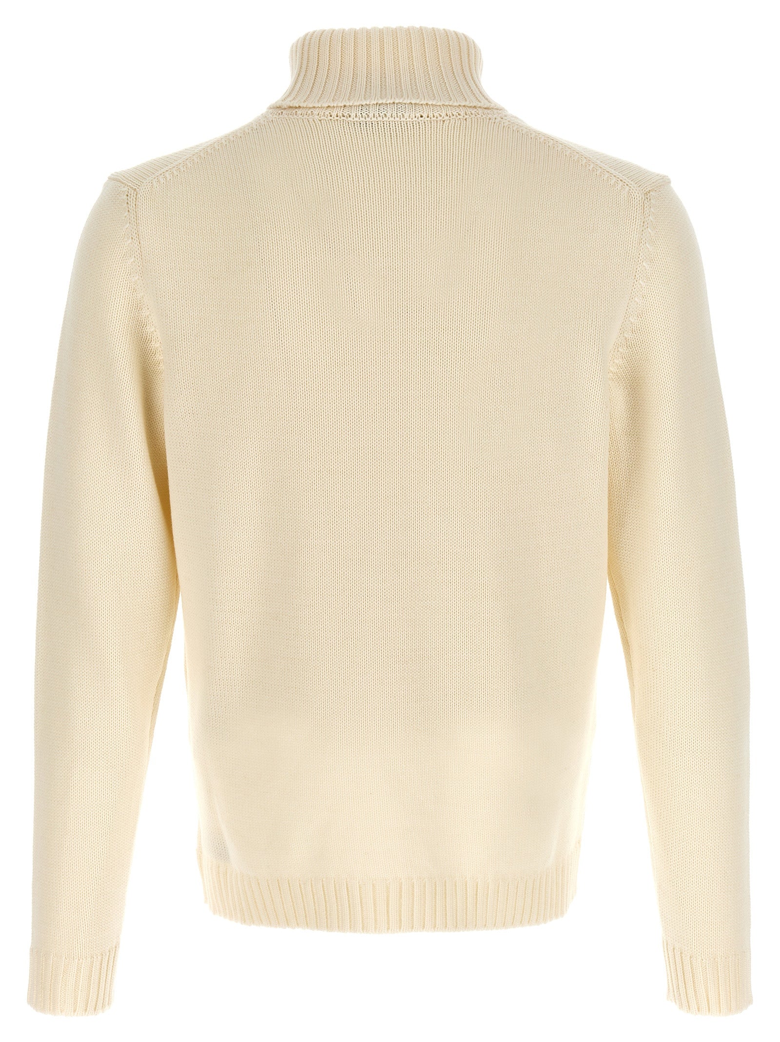 ZANONE White Virgin Wool Men's Cardigan