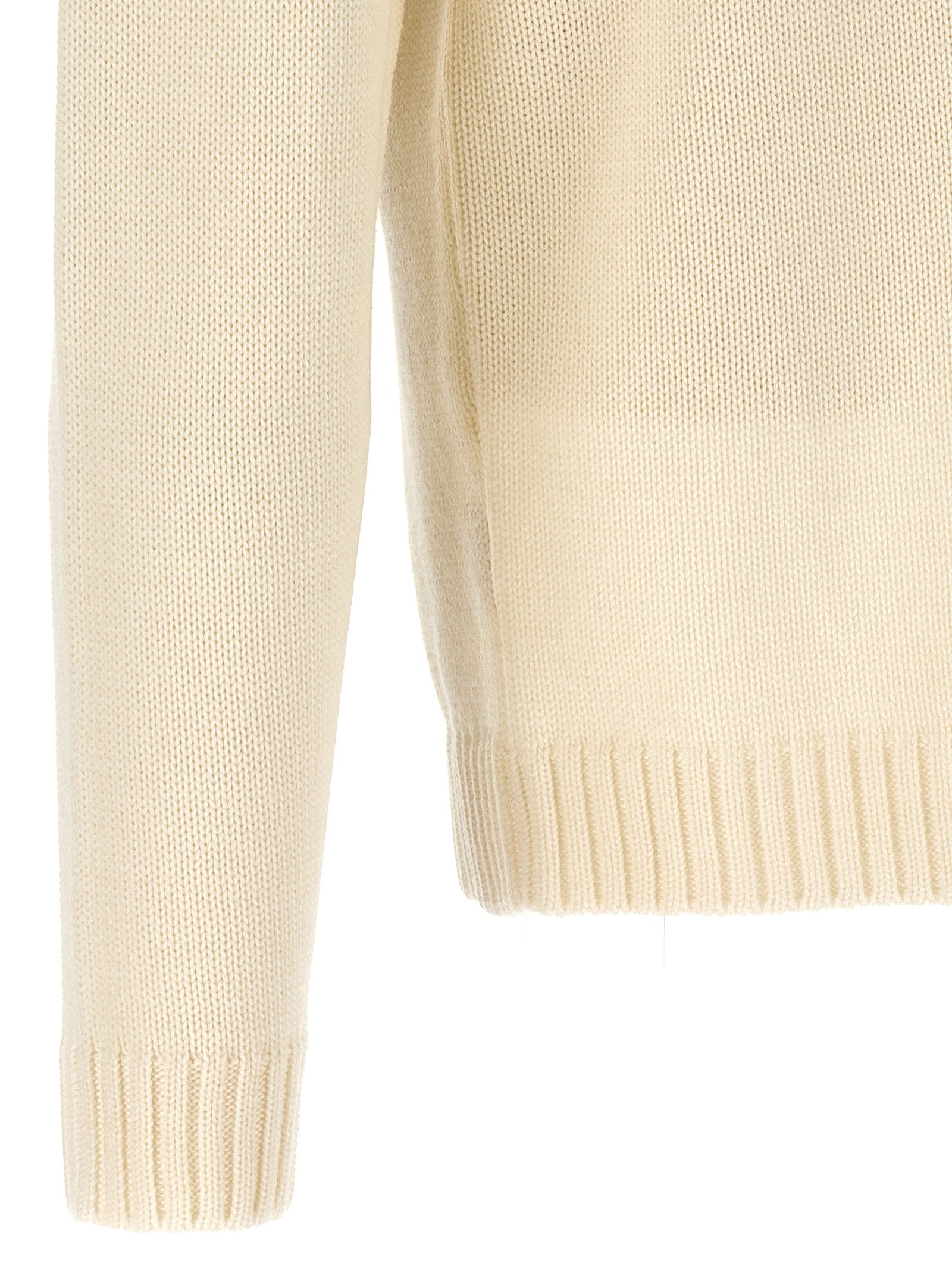 ZANONE White Virgin Wool Men's Cardigan