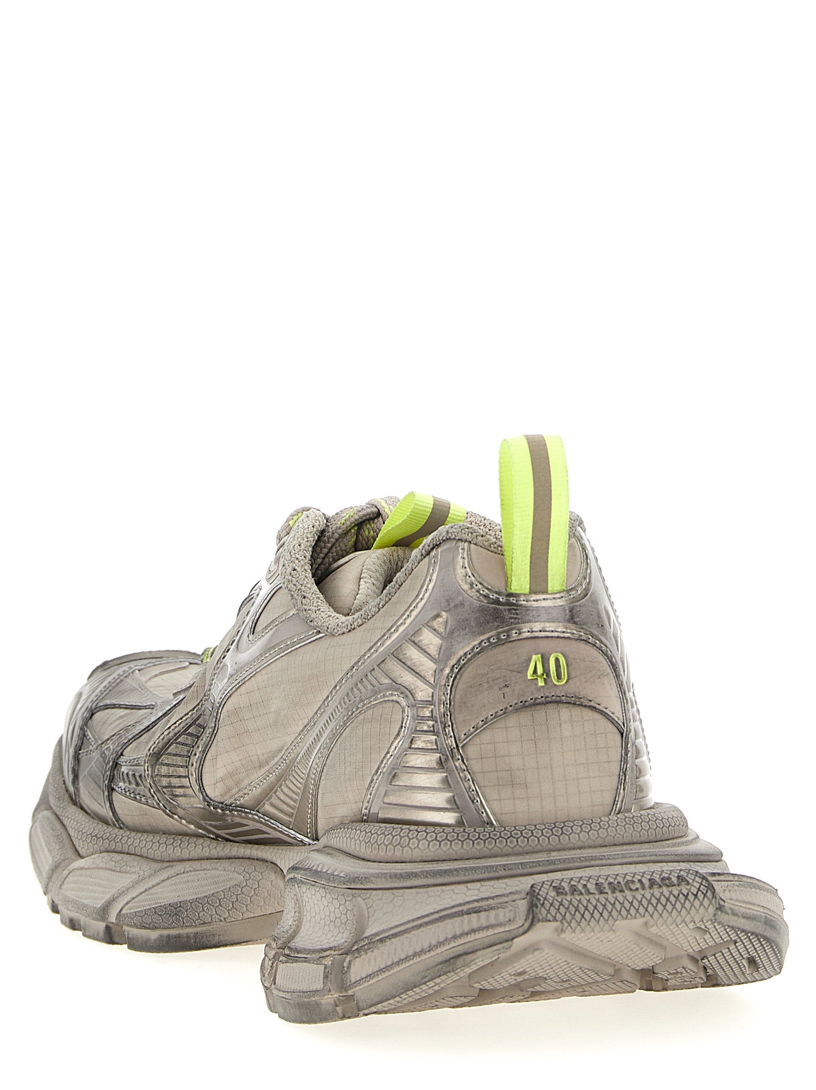 Balenciaga Gray Polyethylene Athletic Men's Sneakers