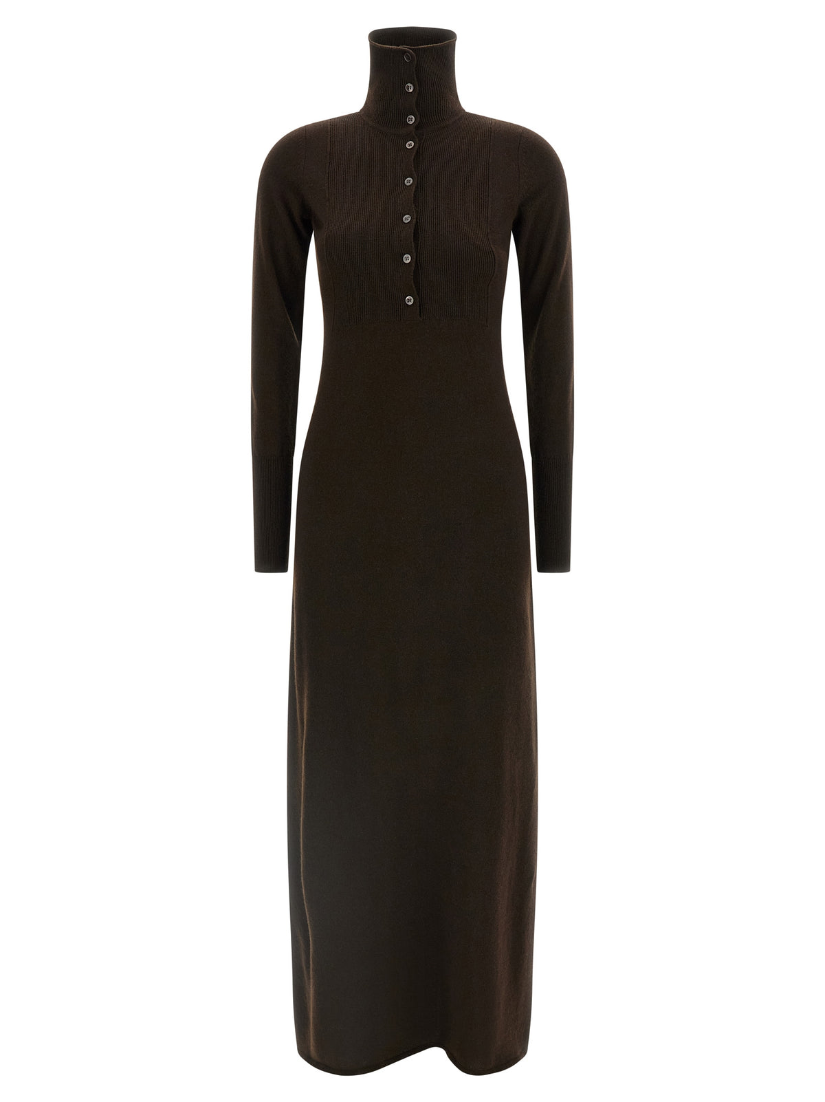 Tom Ford Brown Cashmere Long Women's Dress