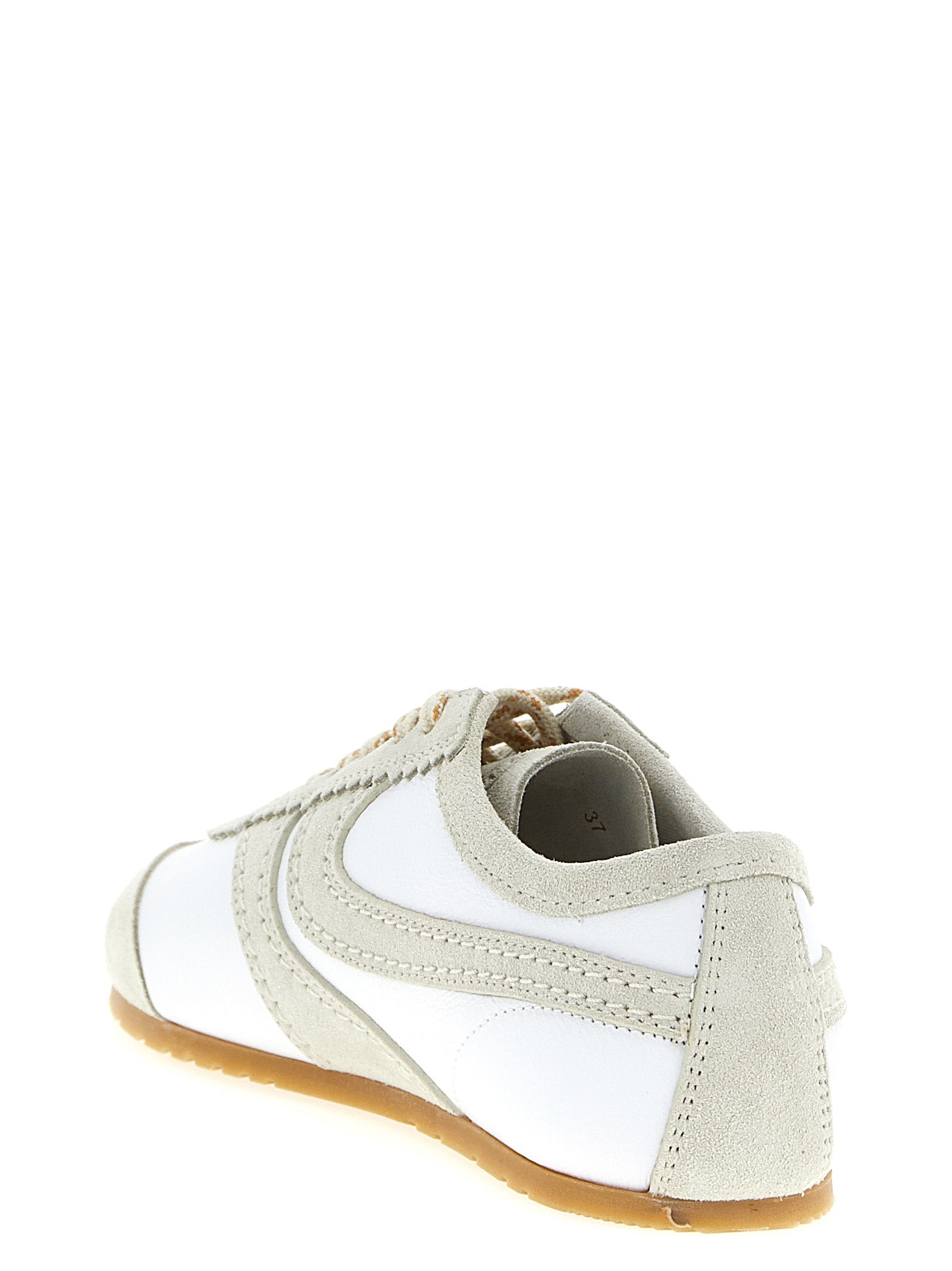 Dries Van Noten Gray Calfskin Women's Sneakers