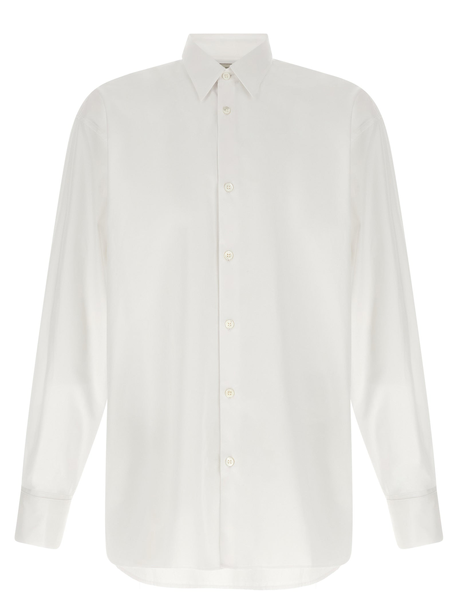 Dries Van Noten White Cotton Men's Blouse