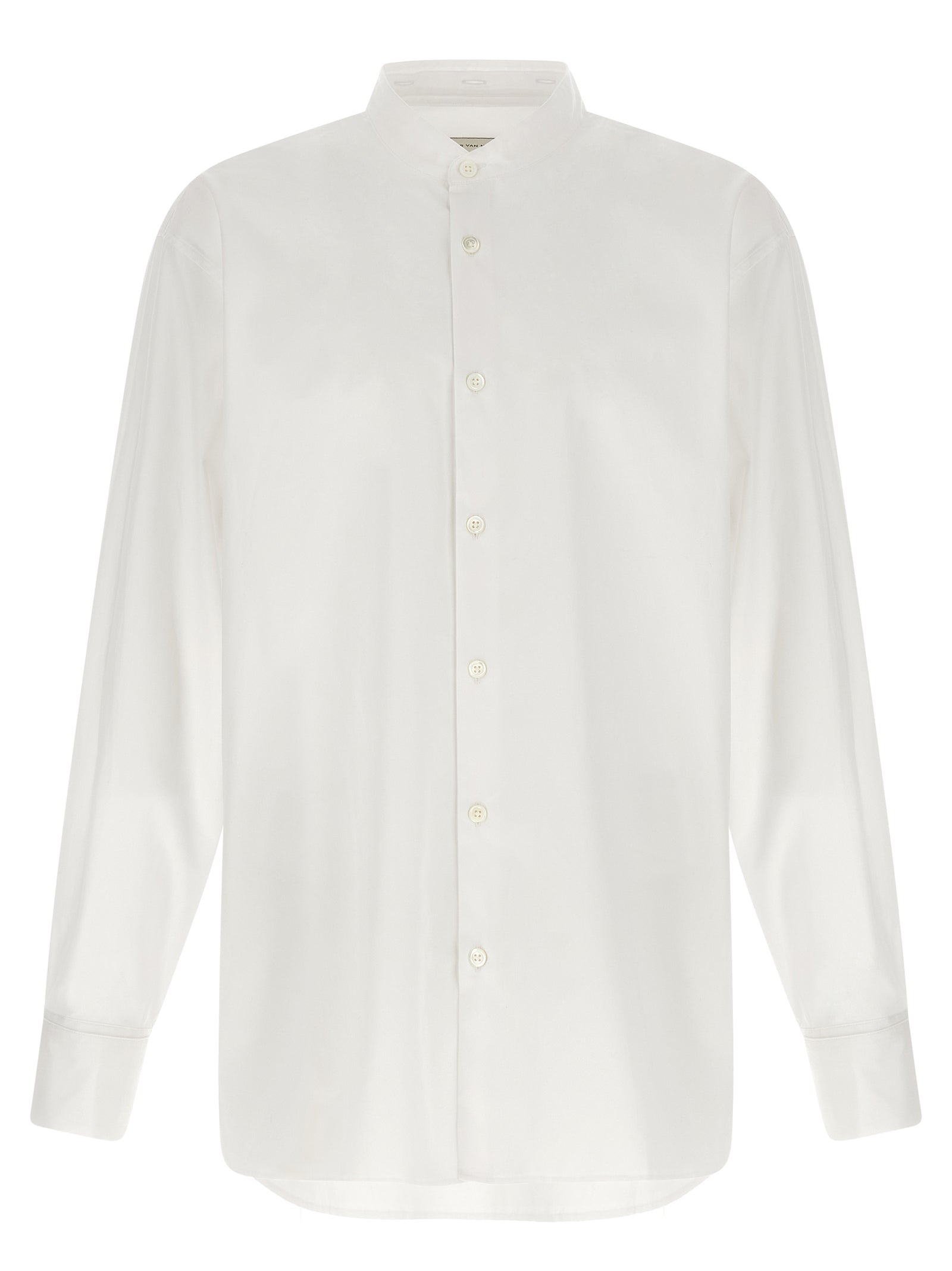 Dries Van Noten White Cotton Men's Blouse