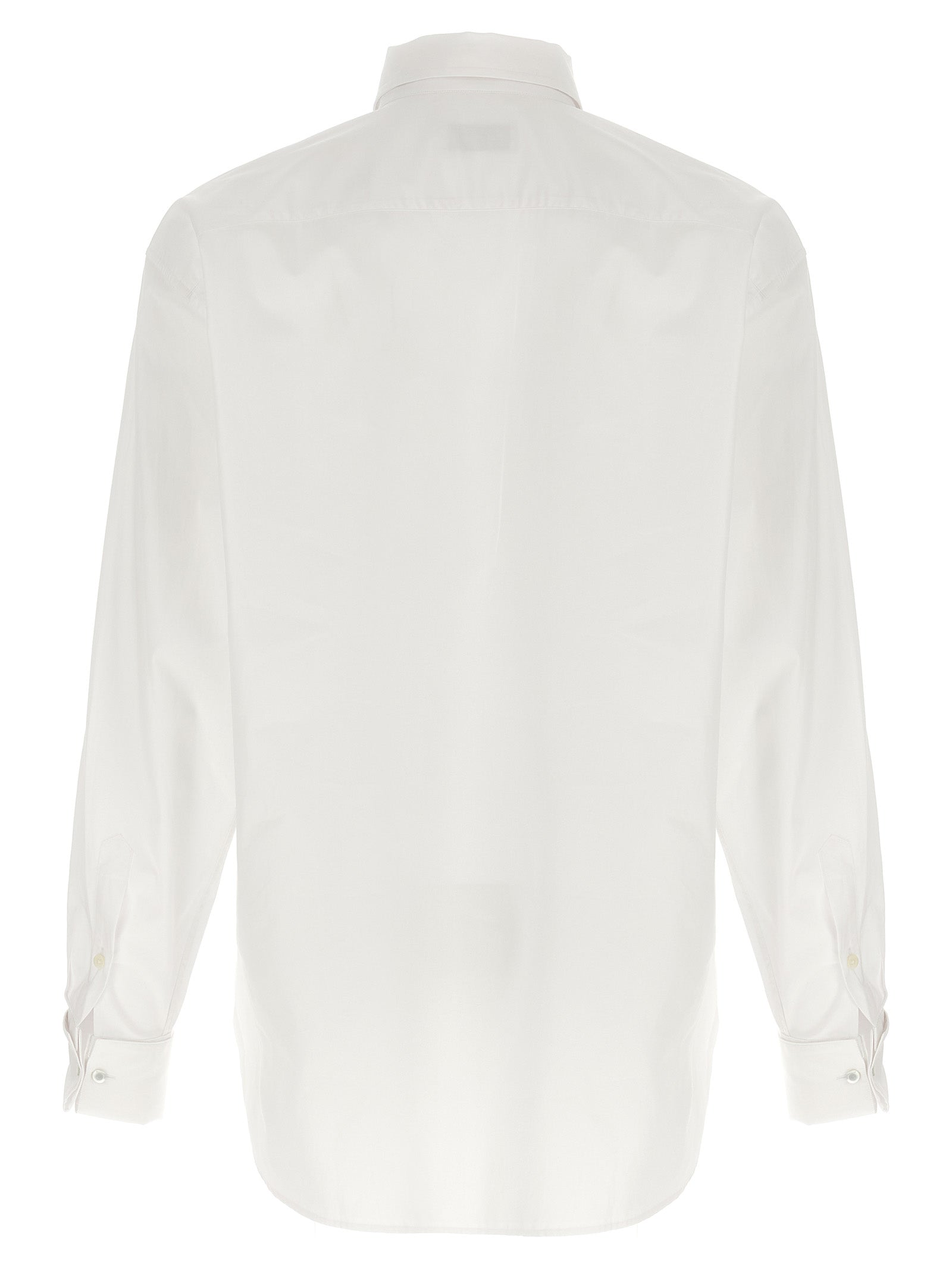 Dries Van Noten White Cotton Men's Blouse