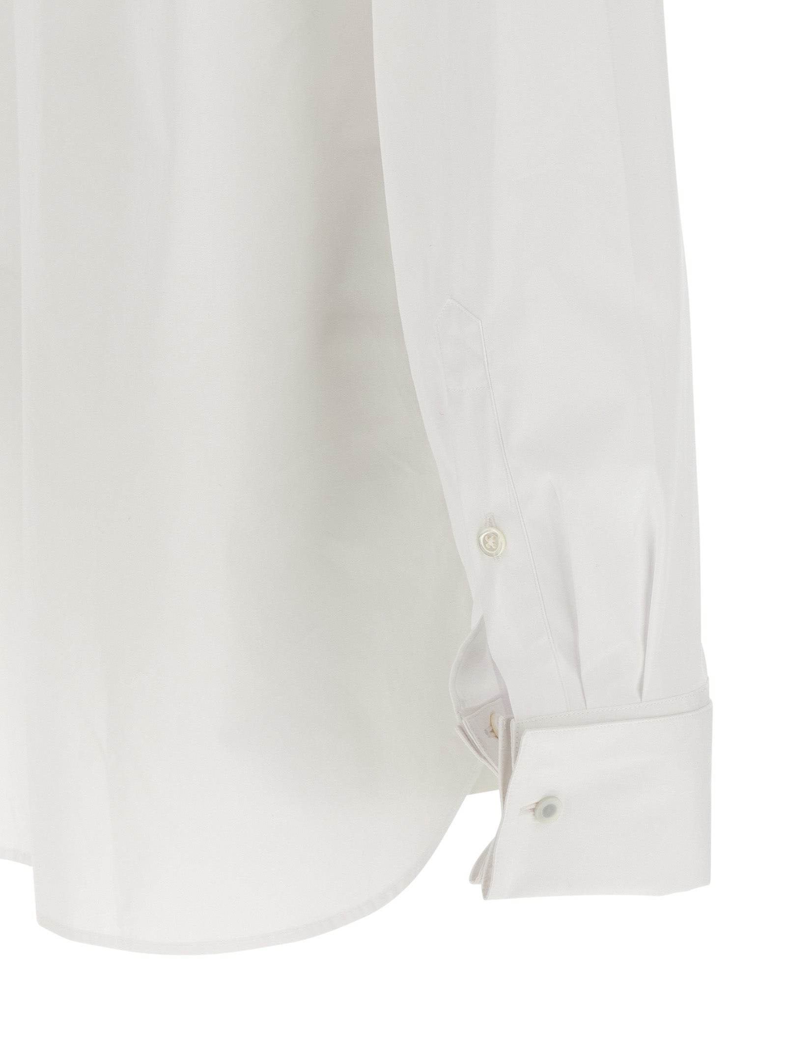 Dries Van Noten White Cotton Men's Blouse