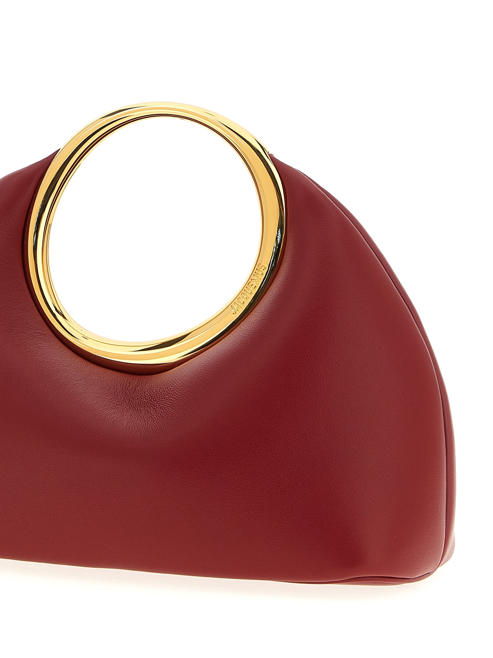 Jacquemus Red Lamb Leather Women's Handbag