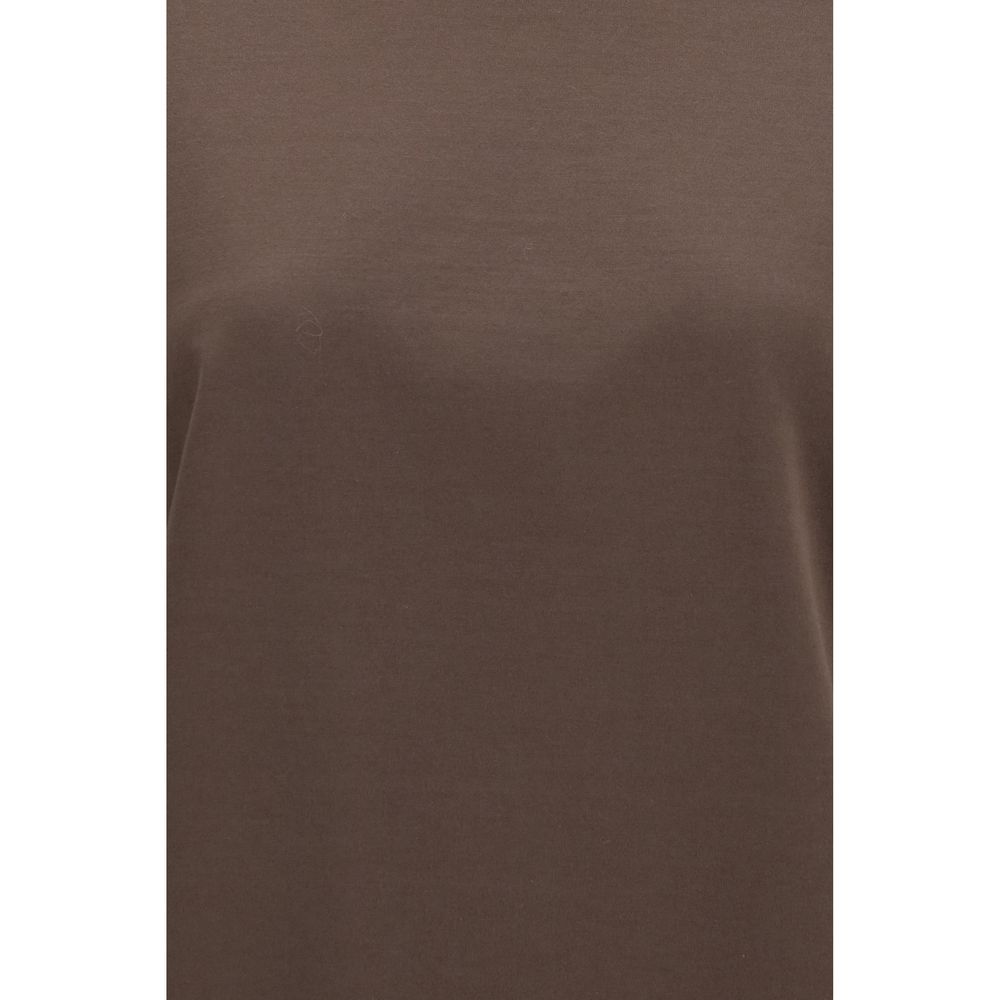 Brunello Cucinelli Brown Cotton Women's T-Shirt