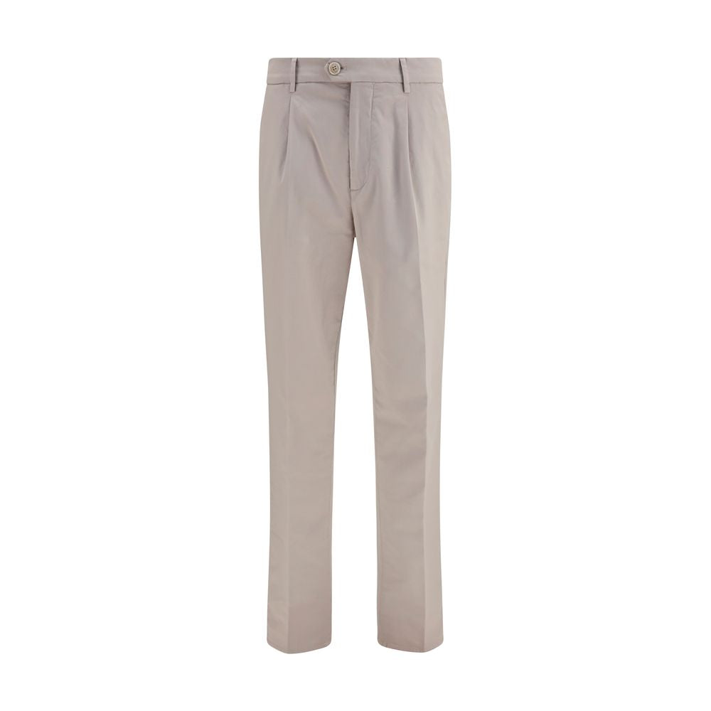 Brunello Cucinelli Beige Cotton Chino Men's Pants