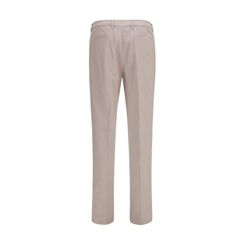 Brunello Cucinelli Beige Cotton Chino Men's Pants