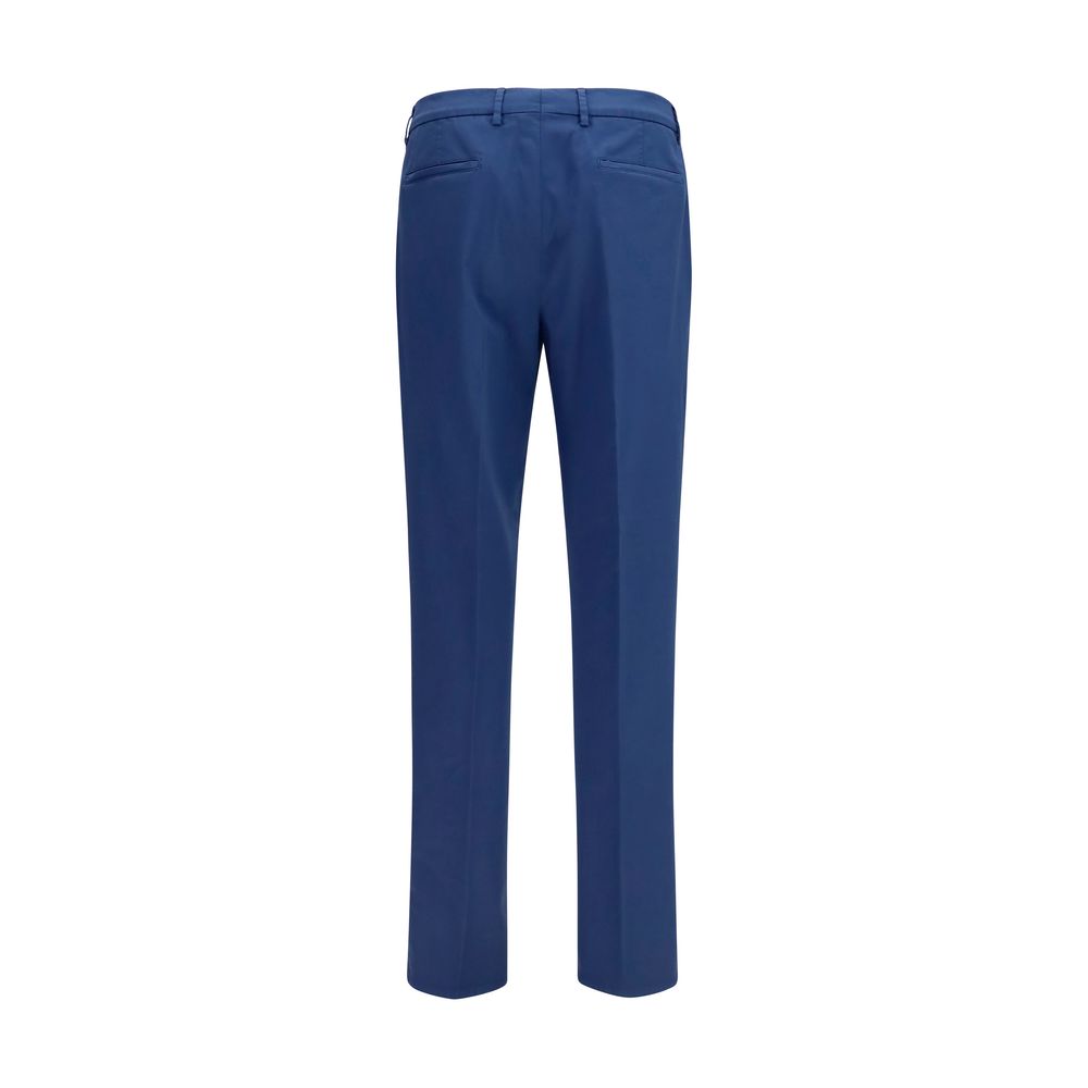Brunello Cucinelli Blue Cotton Chino Men's Pants