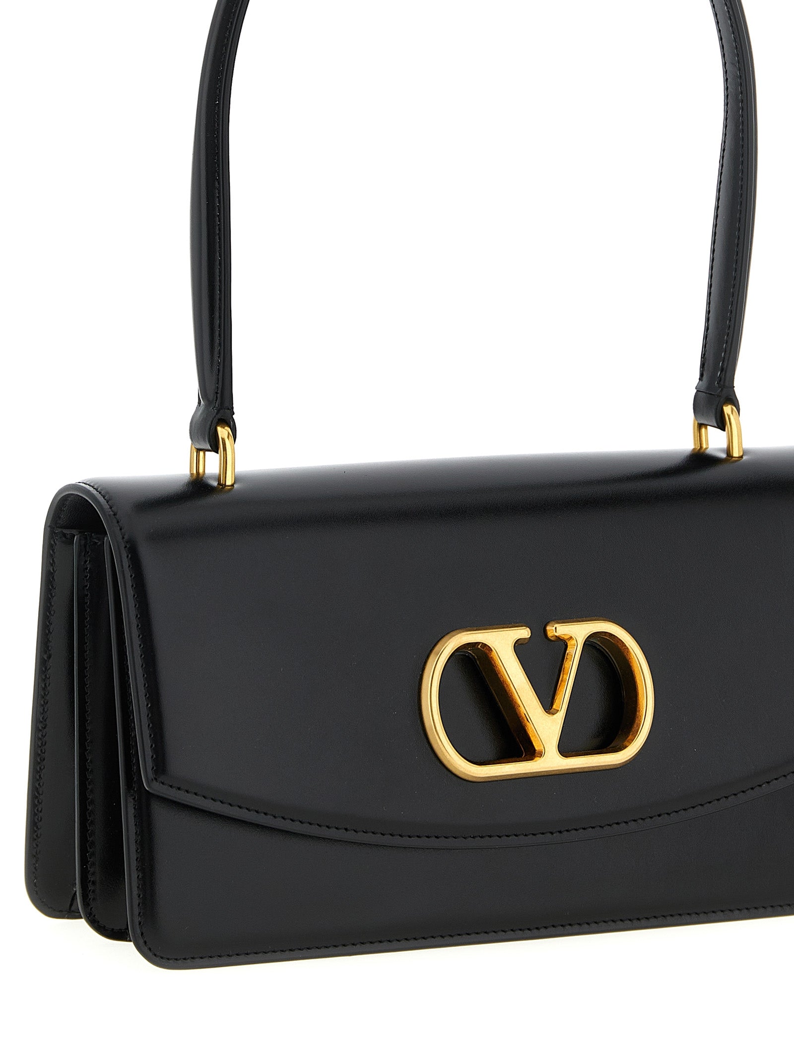 Valentino Garavani Black Calfskin Shoulder Women's Bag