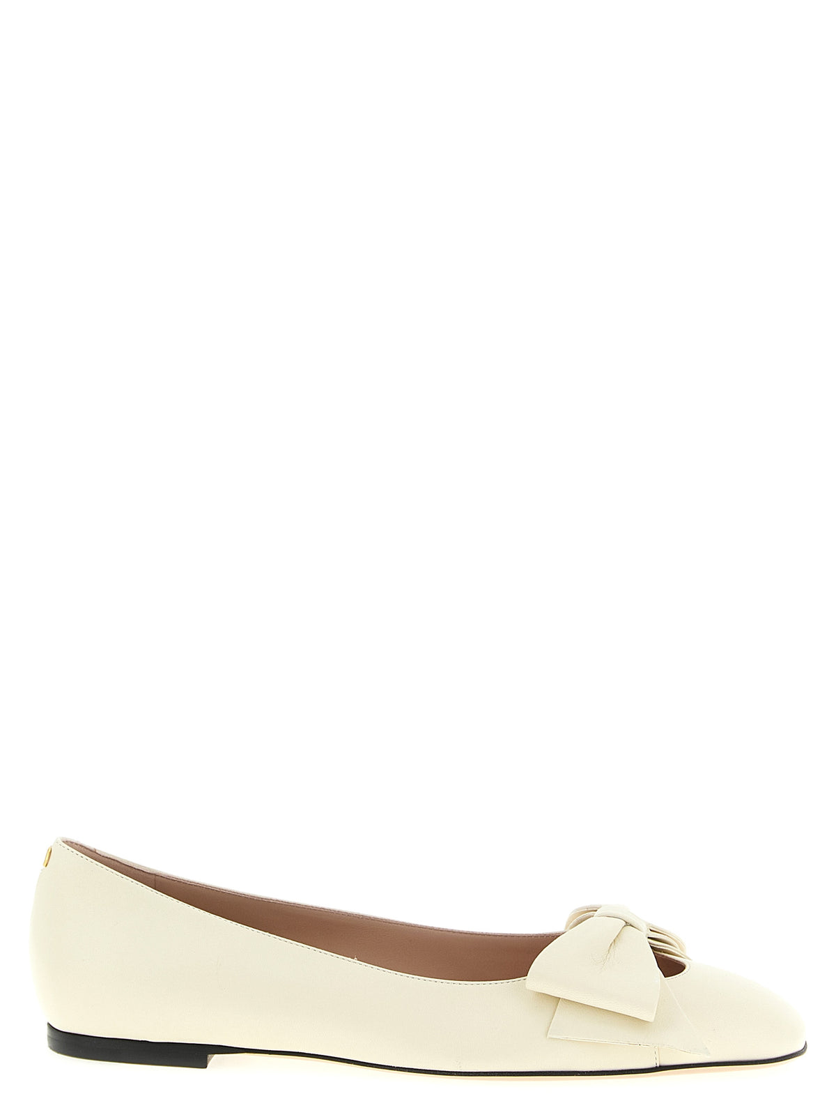 Valentino Garavani White Leather Ballet Women's Flats