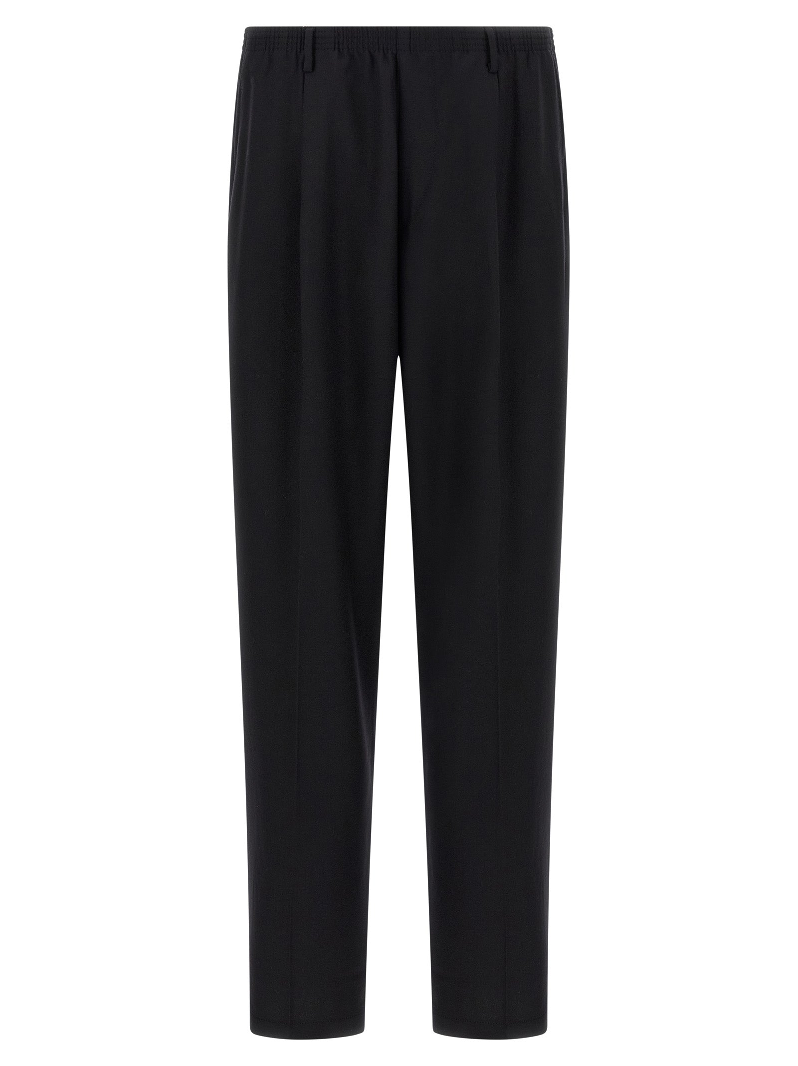 CELLAR DOOR Black Wool Casual Men's Pants