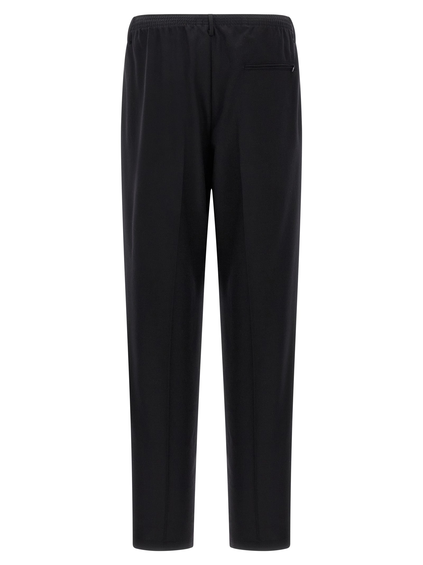 CELLAR DOOR Black Wool Casual Men's Pants