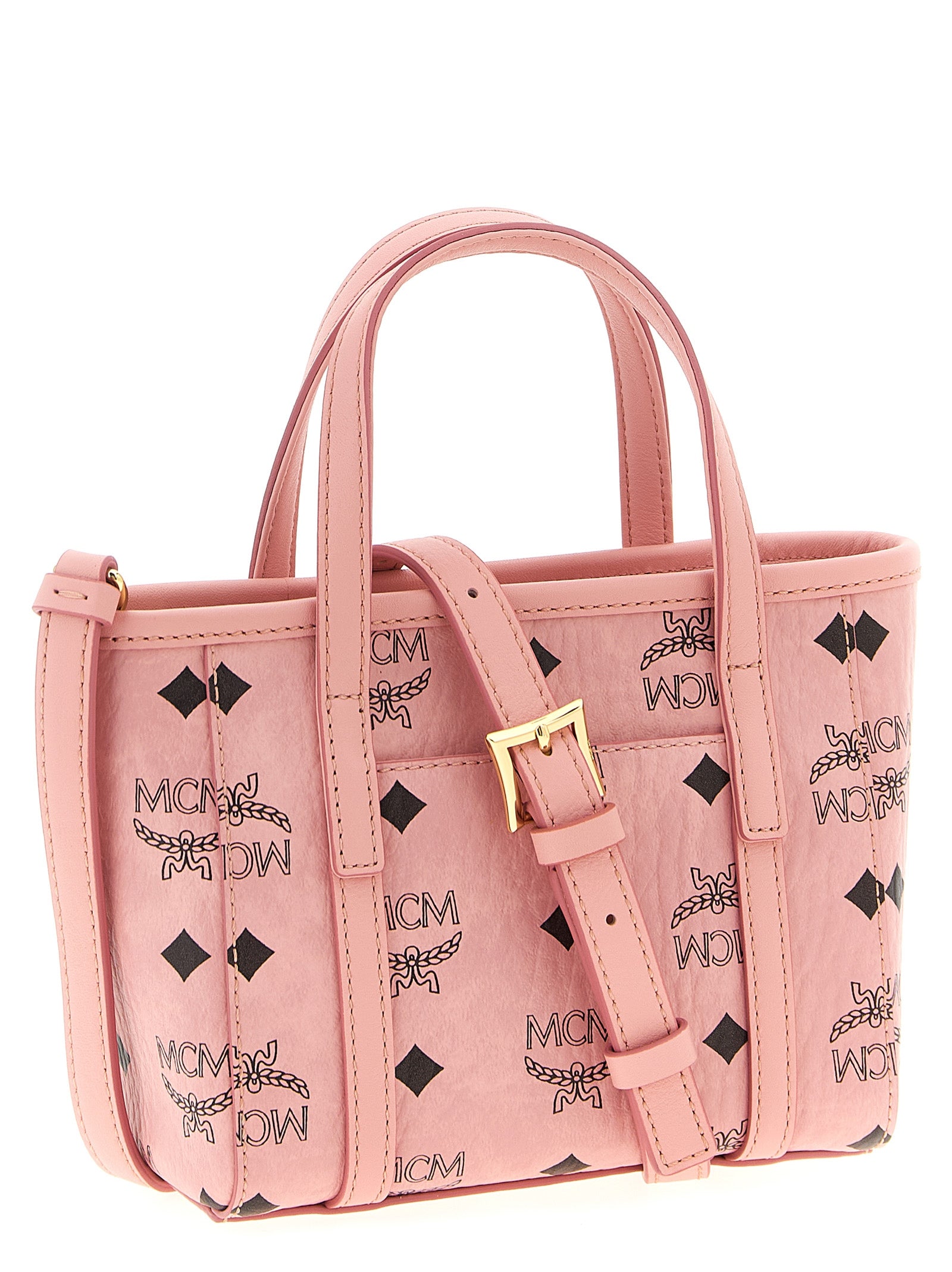 MCM Multicolor Polyethylene Tote Women's Bag