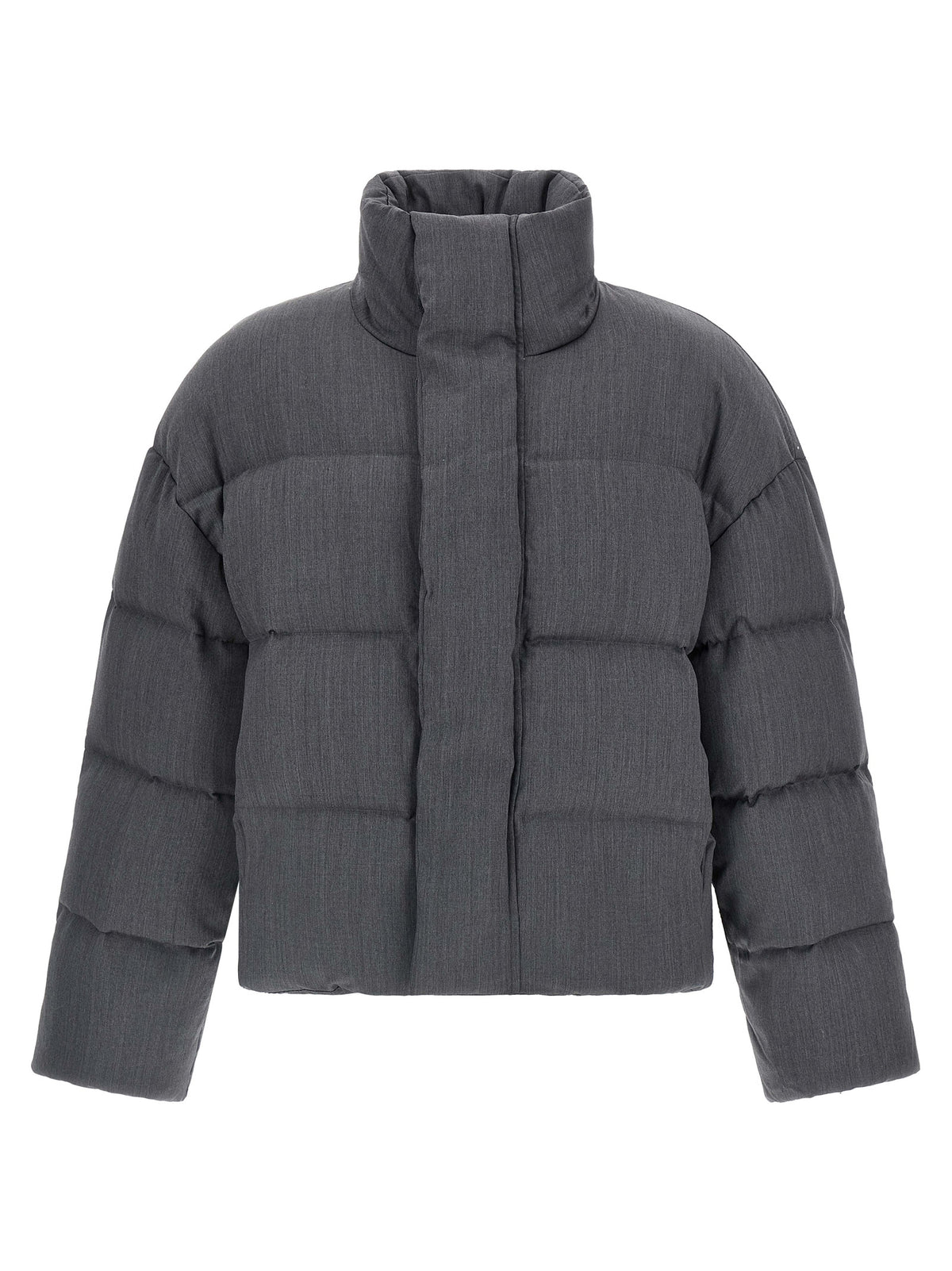 Entire Studios Gray Wool Full-Length Men's Jacket
