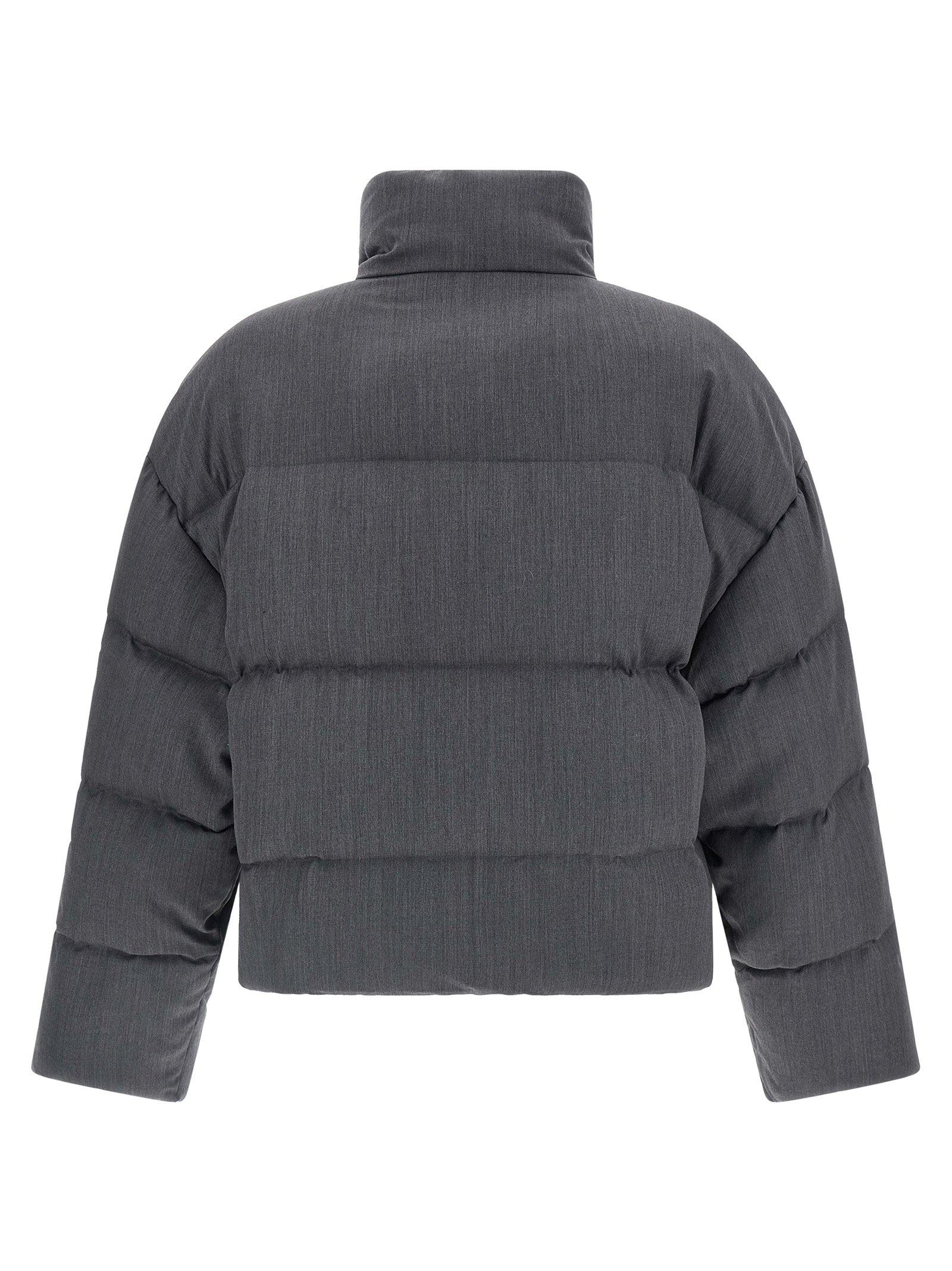 Entire Studios Gray Wool Full-Length Men's Jacket