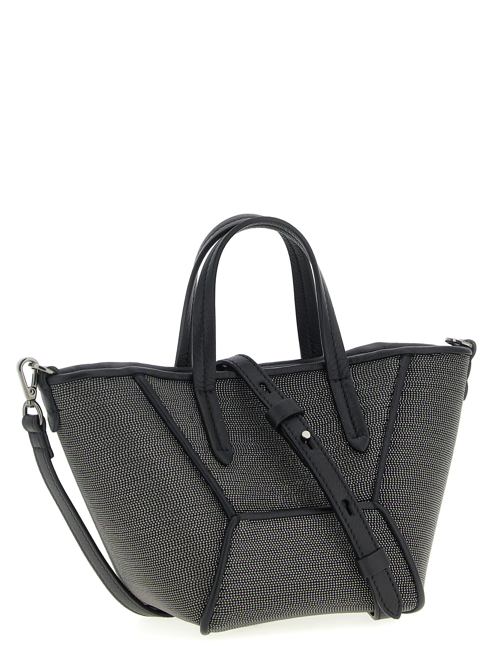Brunello Cucinelli Black Brass Women's Handbag