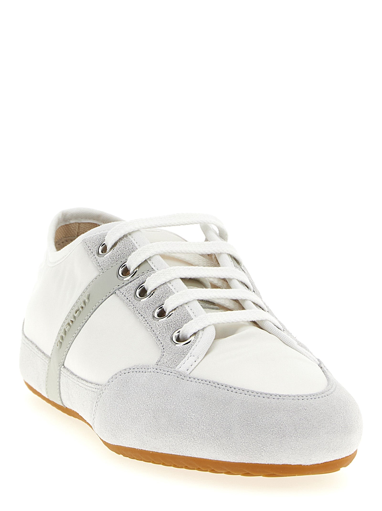Givenchy White Polyamide Low Top Men's Sneakers
