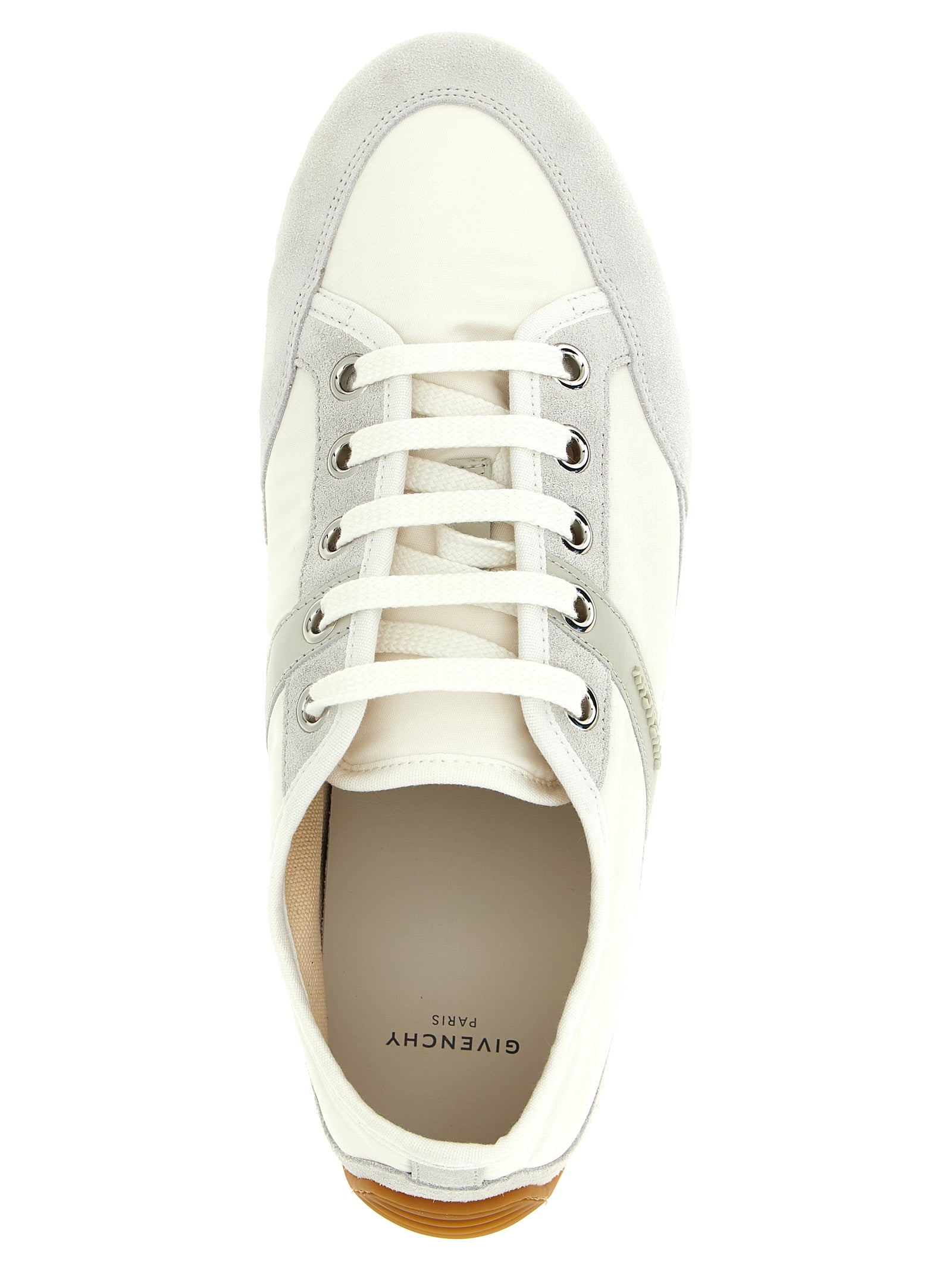 Givenchy White Polyamide Low Top Men's Sneakers