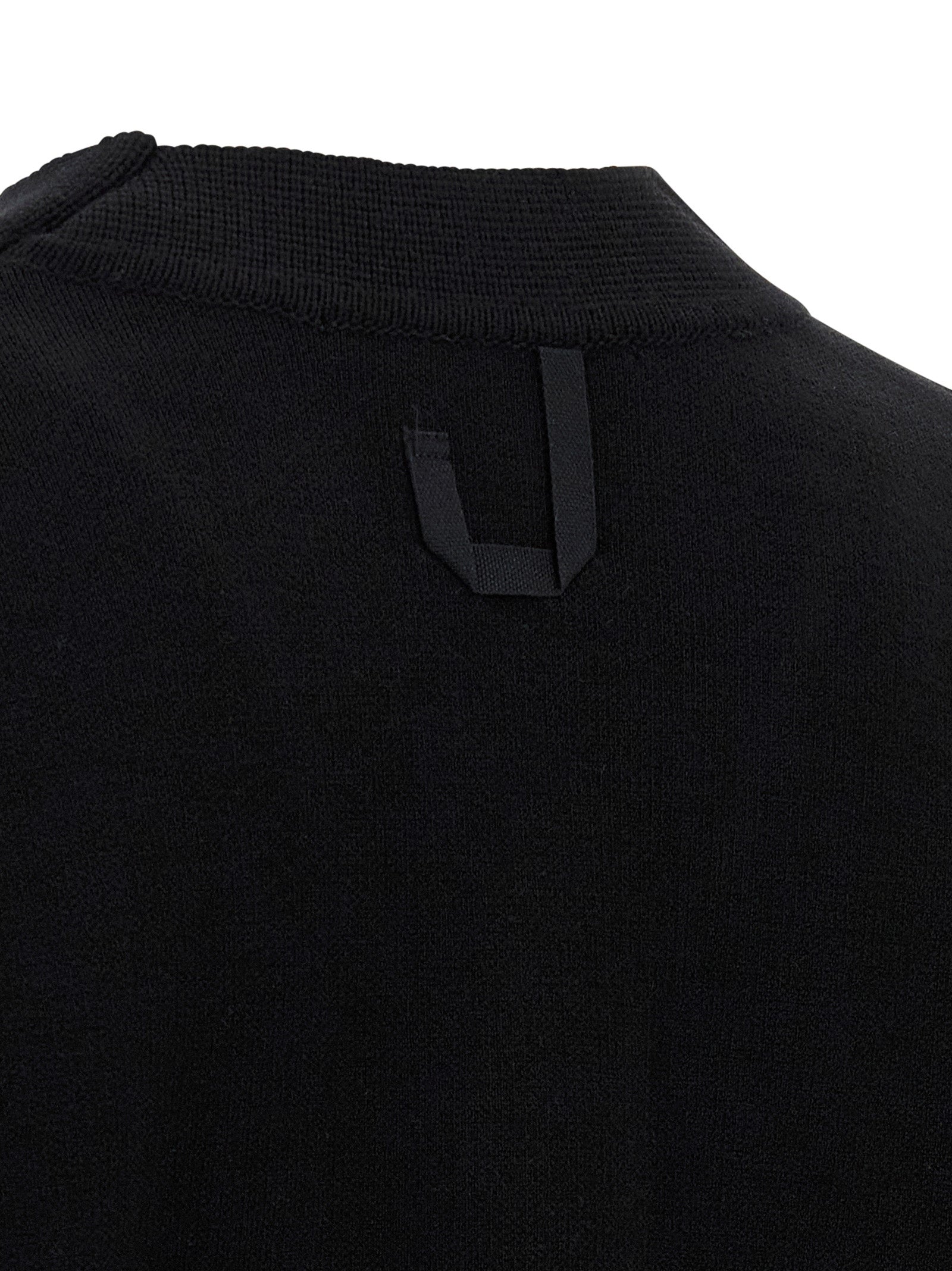 Jacquemus Black Merino Wool Men's Cardigan