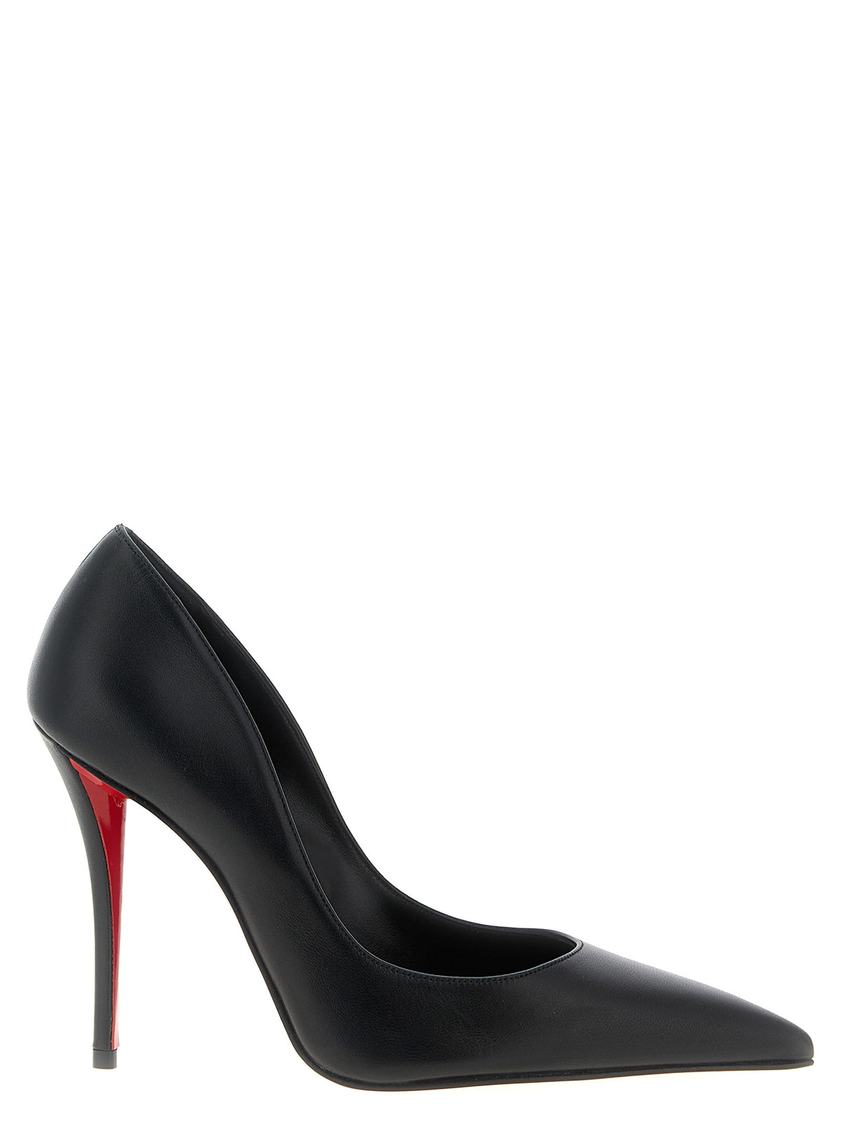 Christian Louboutin Black Lamb Leather High Heel Women's Pumps
