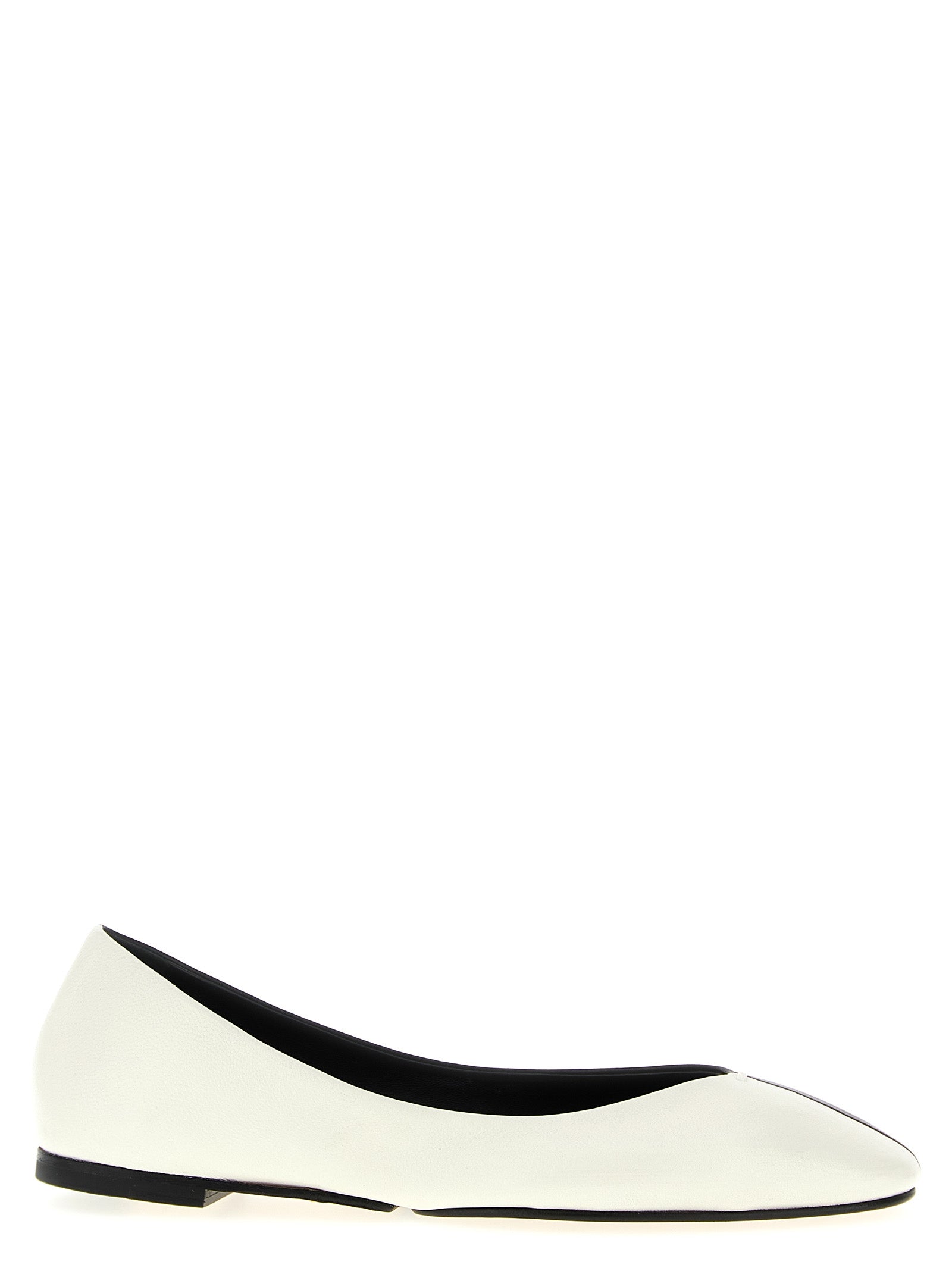 Jacquemus Bicolor Lamb Leather Ballet Women's Flats