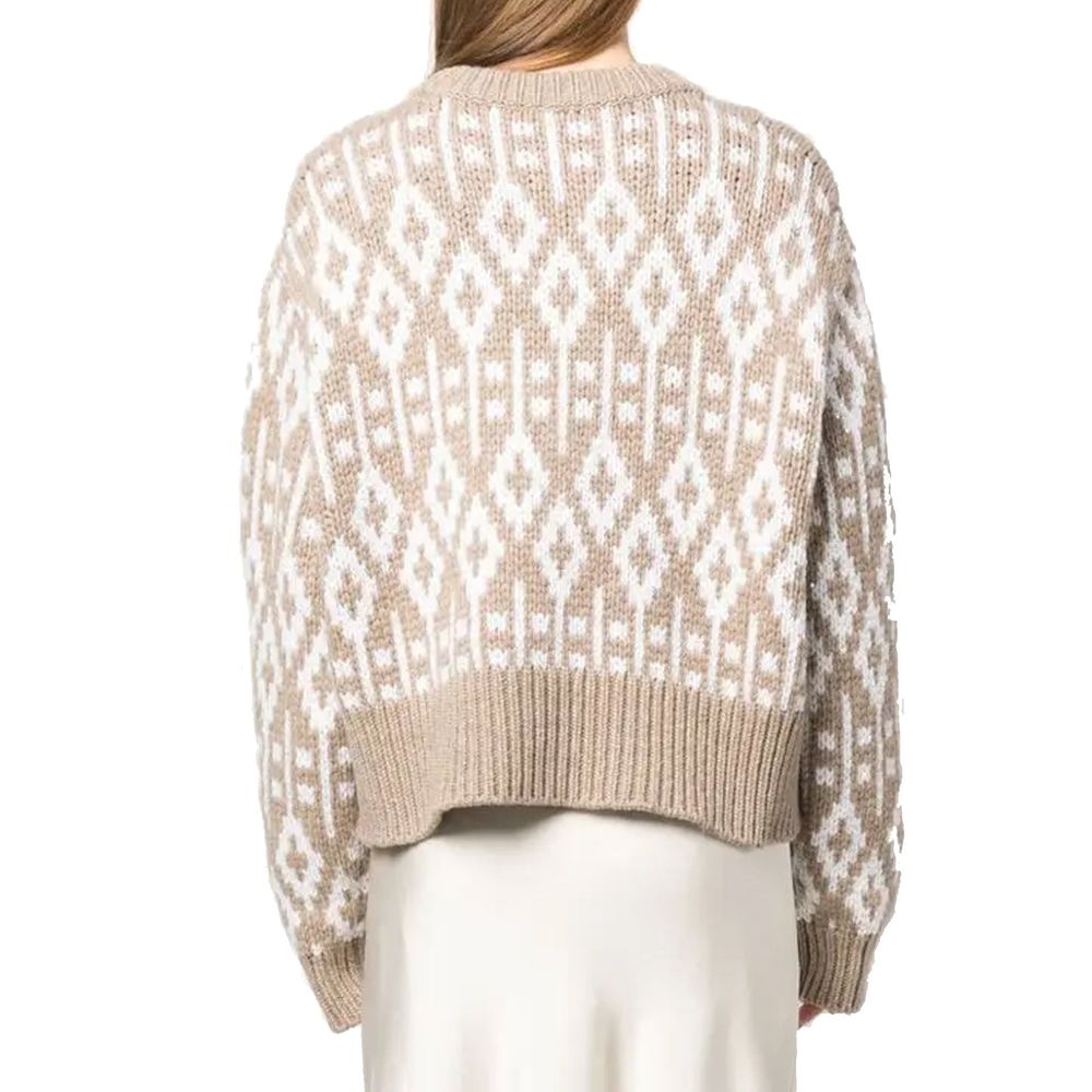 Brunello Cucinelli Brown Cashmere Women's Sweater