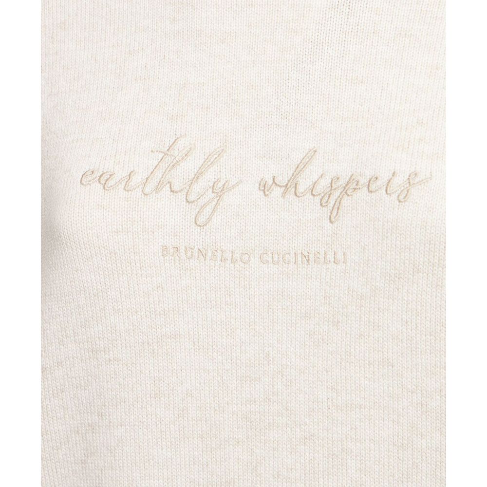 Brunello Cucinelli Beige Cashmere Women's Turtleneck