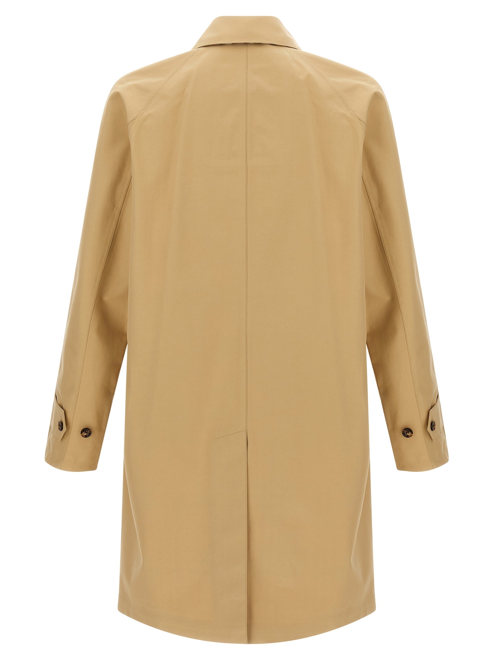 Burberry Beige Cotton Men's Coat