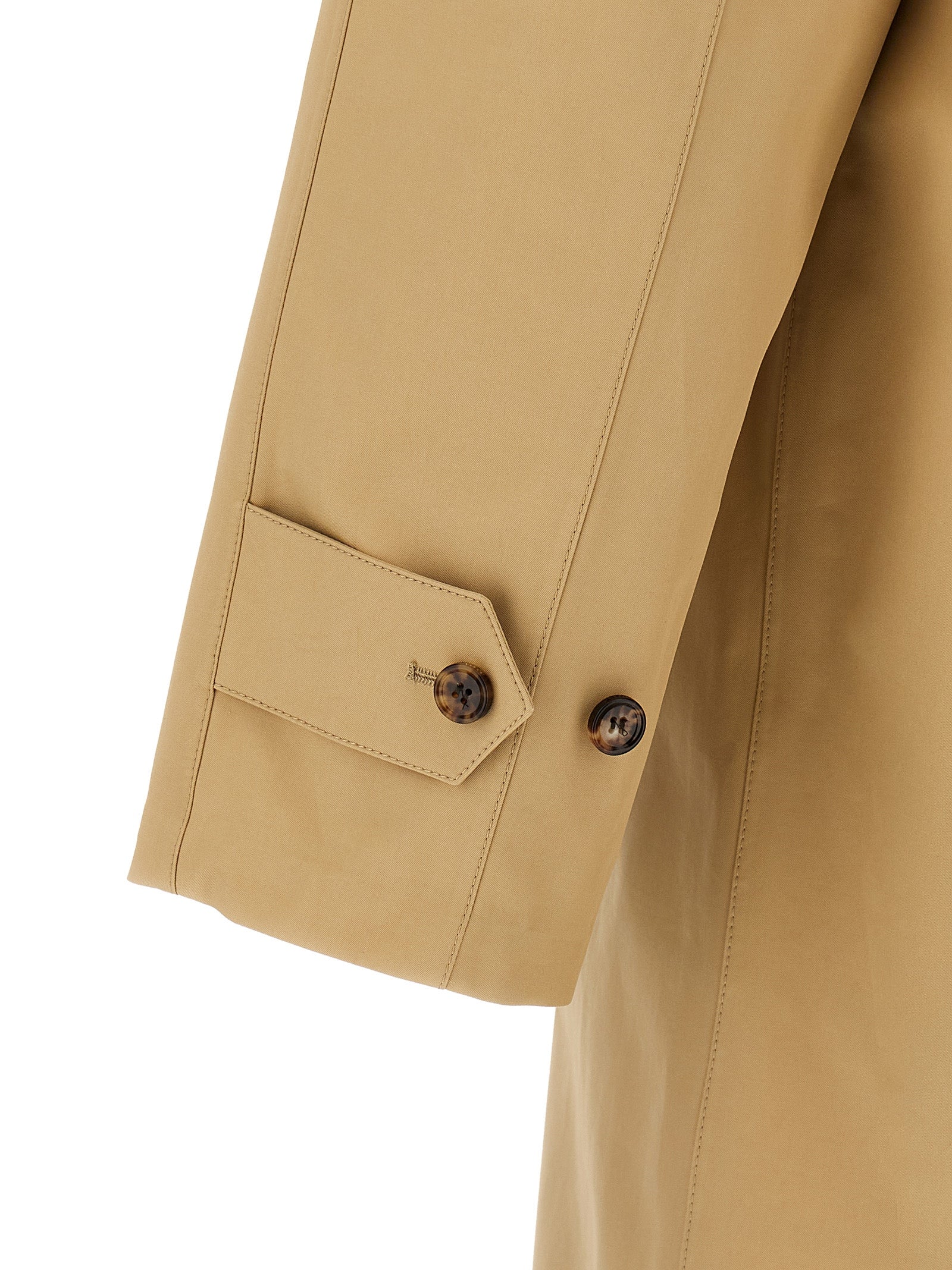 Burberry Beige Cotton Men's Coat