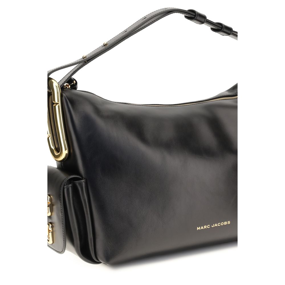 Marc Jacobs Black Calf Leather Bos Taurus Shoulder Women's Bag
