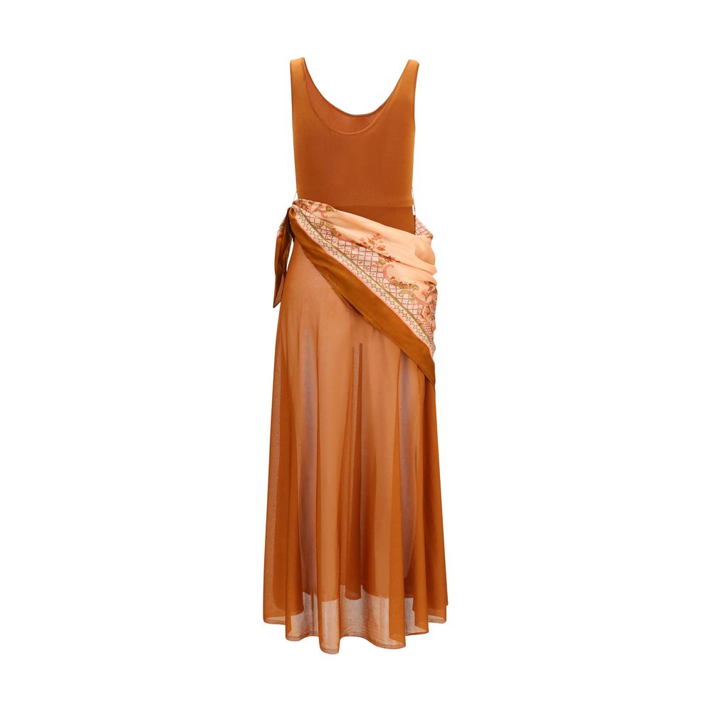 Zimmermann Brown Viscose Casual Women's Dress