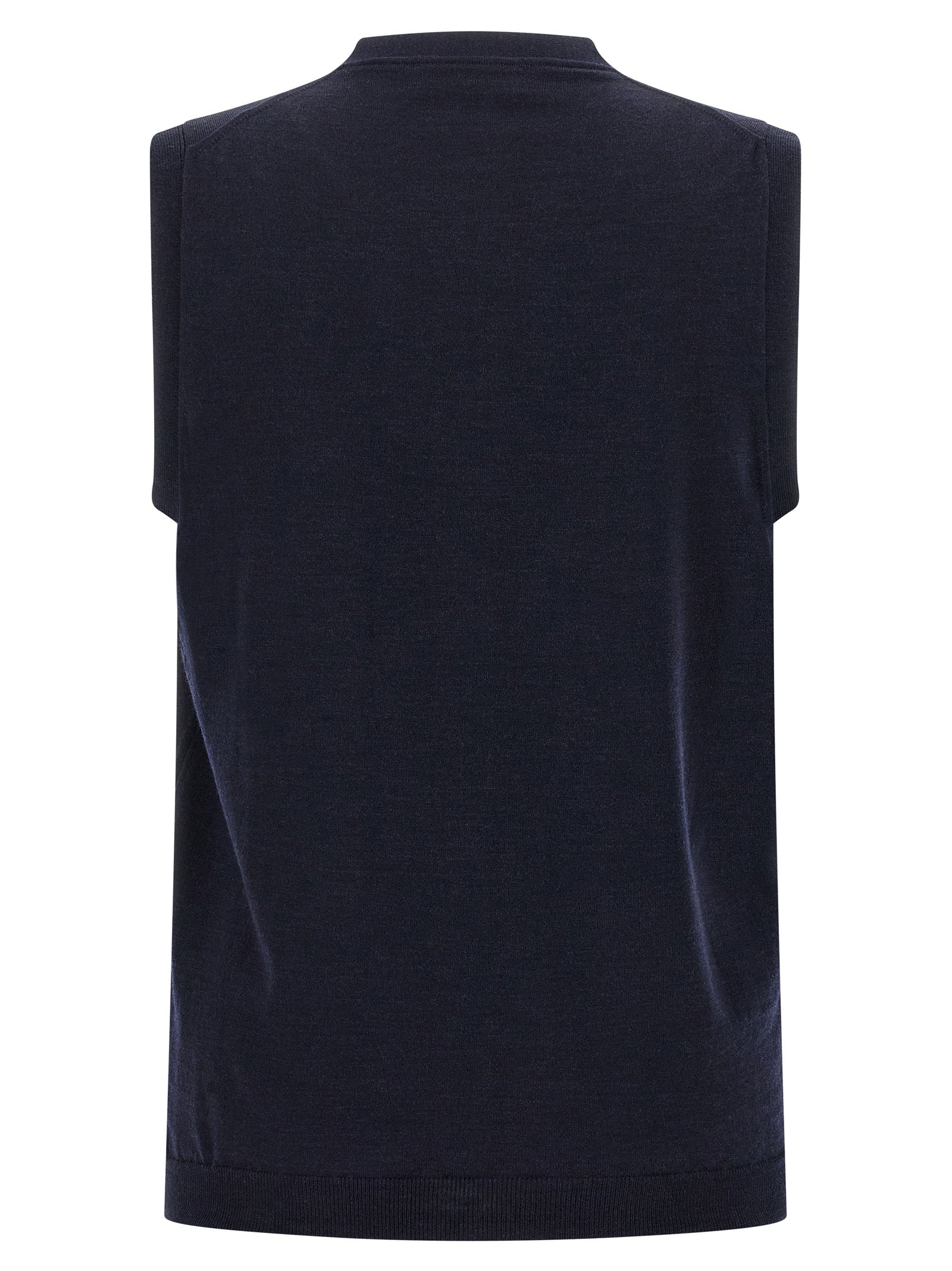 ZANONE Blue Virgin Wool Men's Cardigan