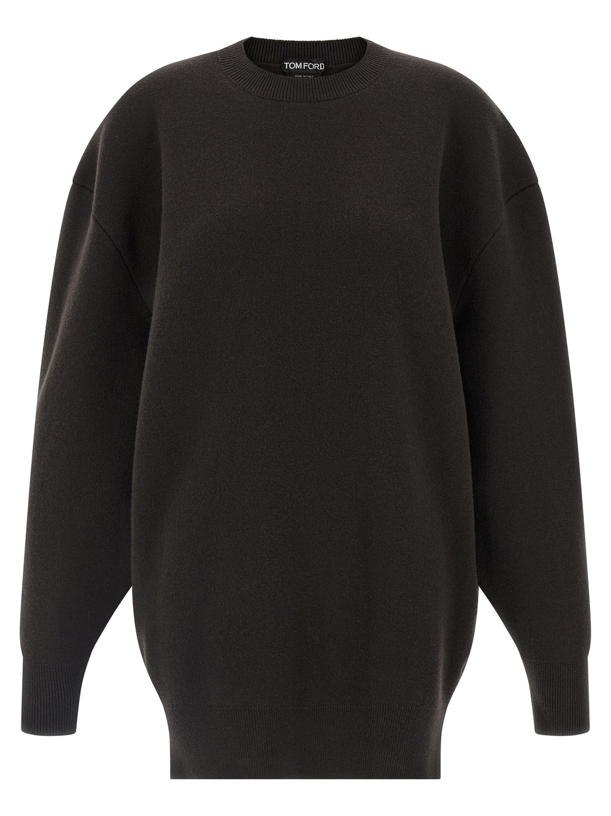 Tom Ford Brown Virgin Wool Short Women's Dress