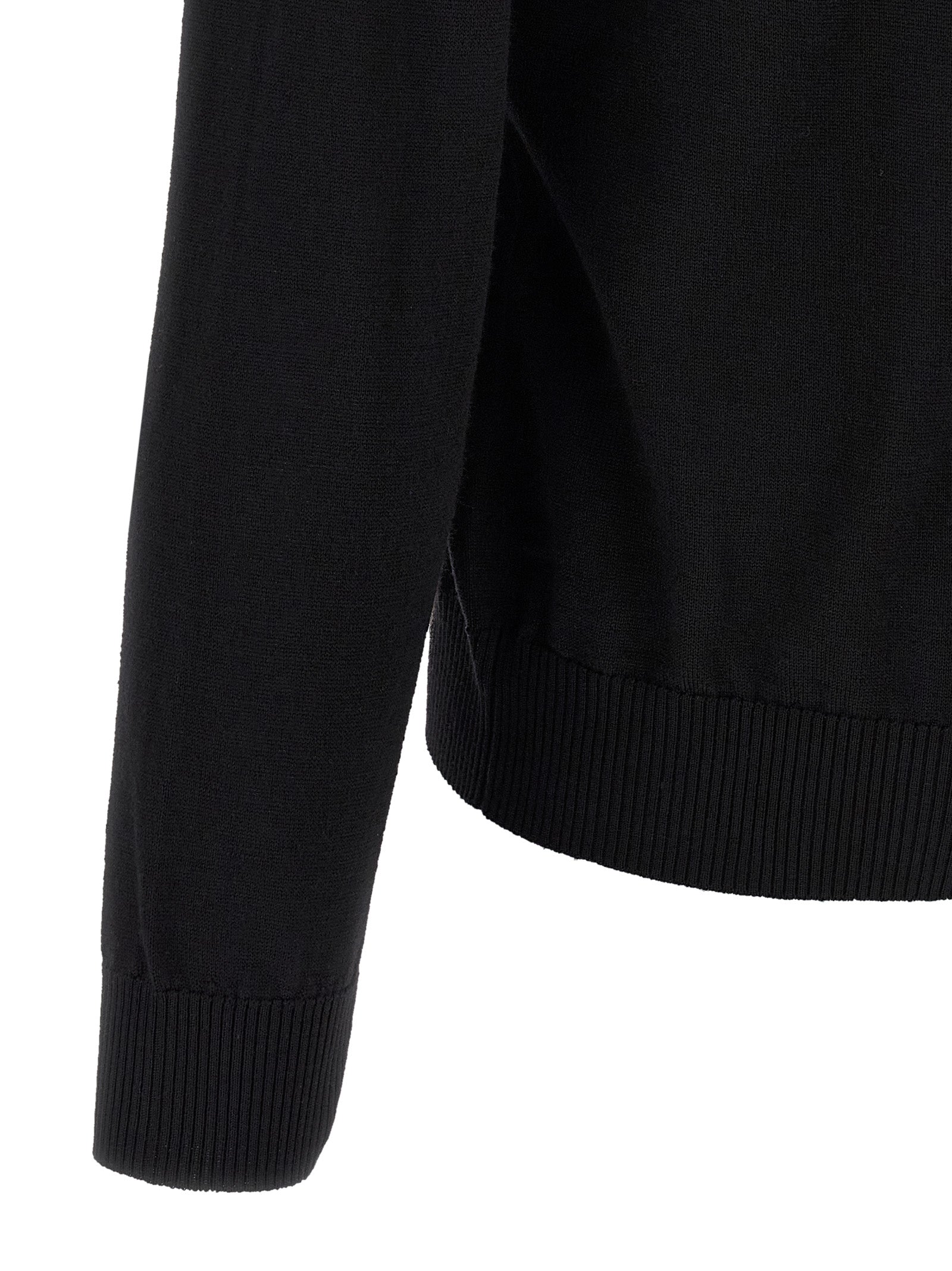 Fendi Black Virgin Wool Men's Cardigan