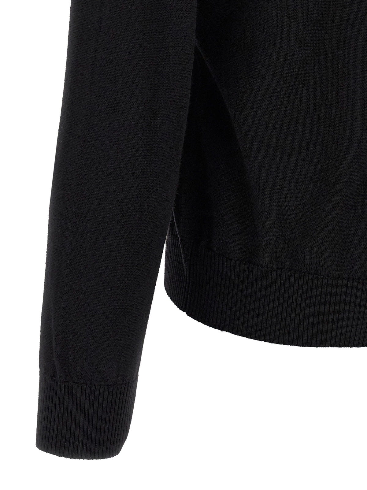 Fendi Black Virgin Wool Men's Cardigan