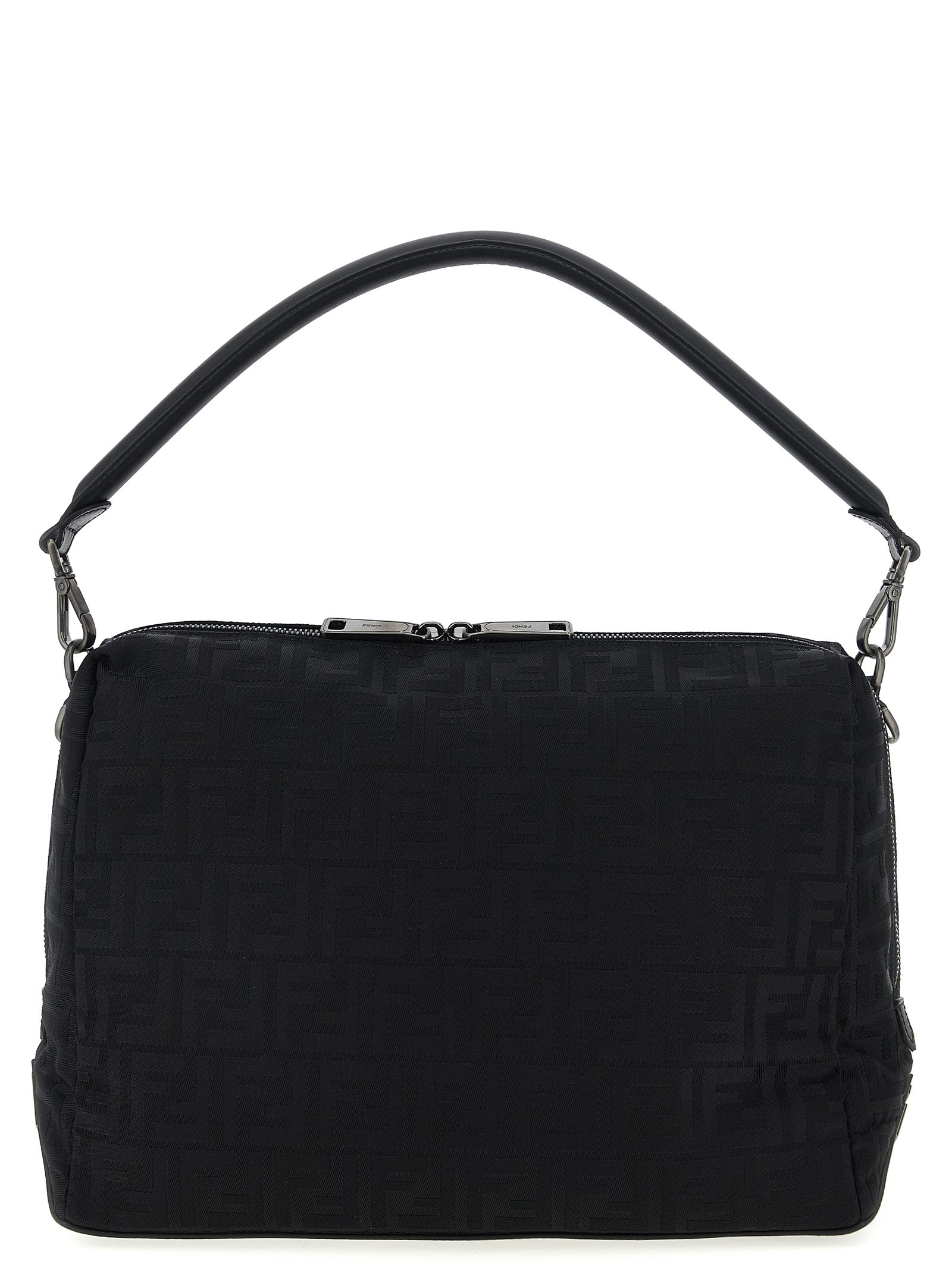 Fendi Black Polyamide Shoulder Men's Bag