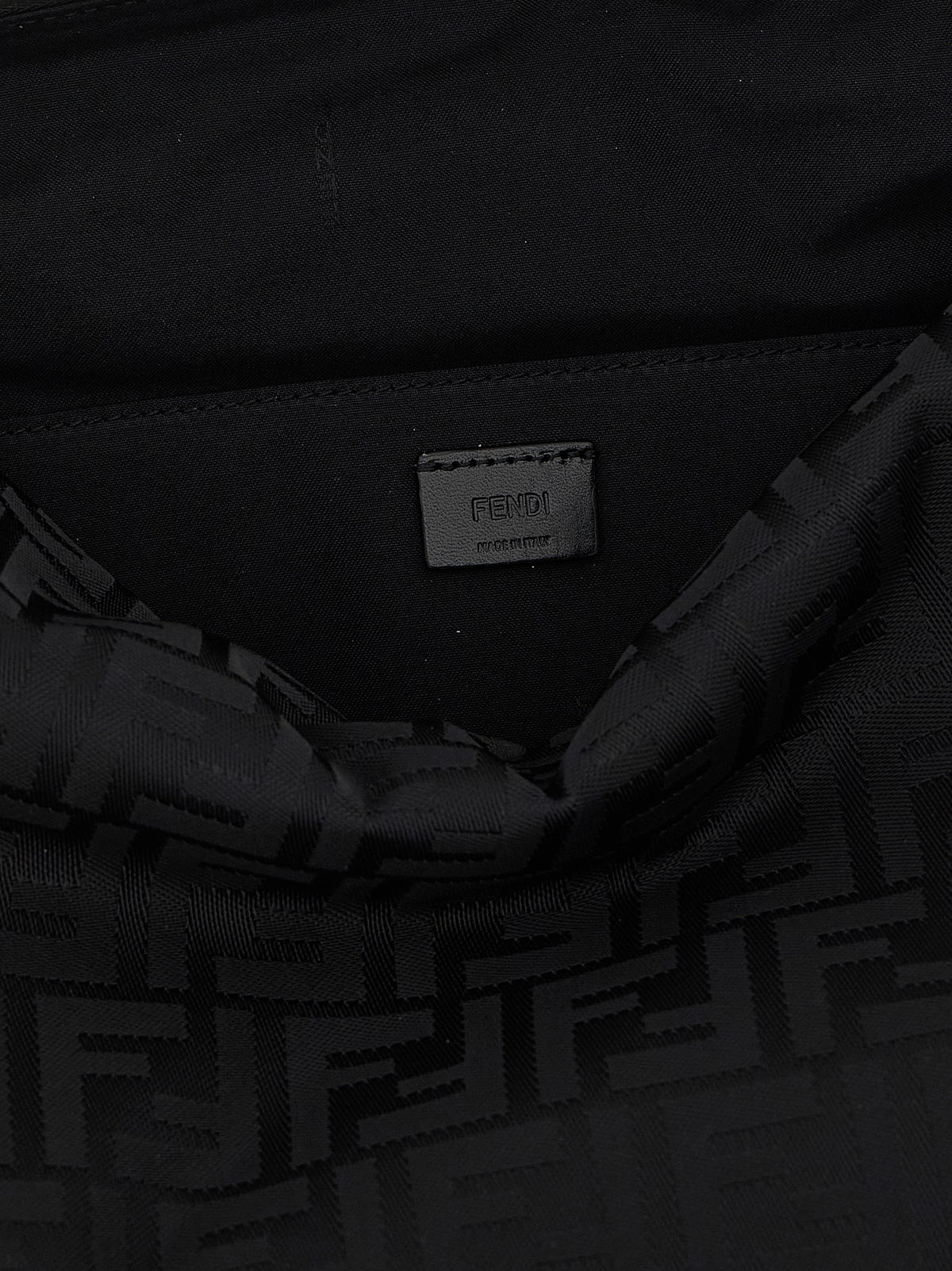 Fendi Black Polyamide Shoulder Men's Bag