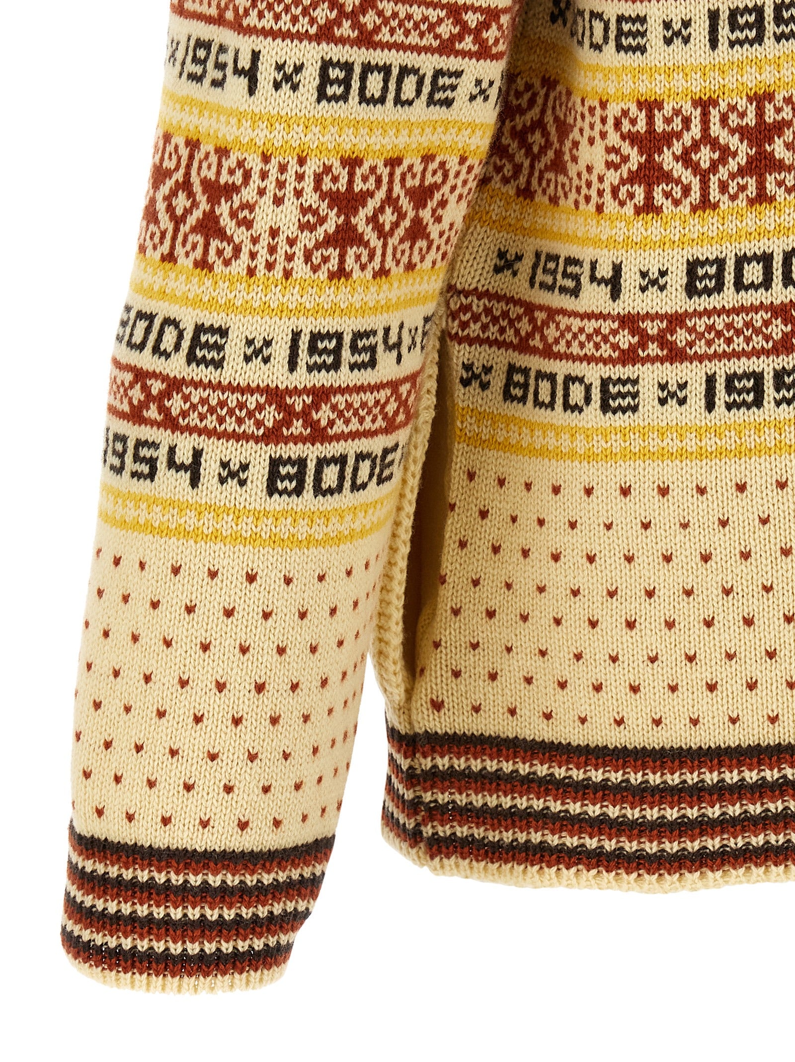 BODE Multicolor Wool Men's Cardigan