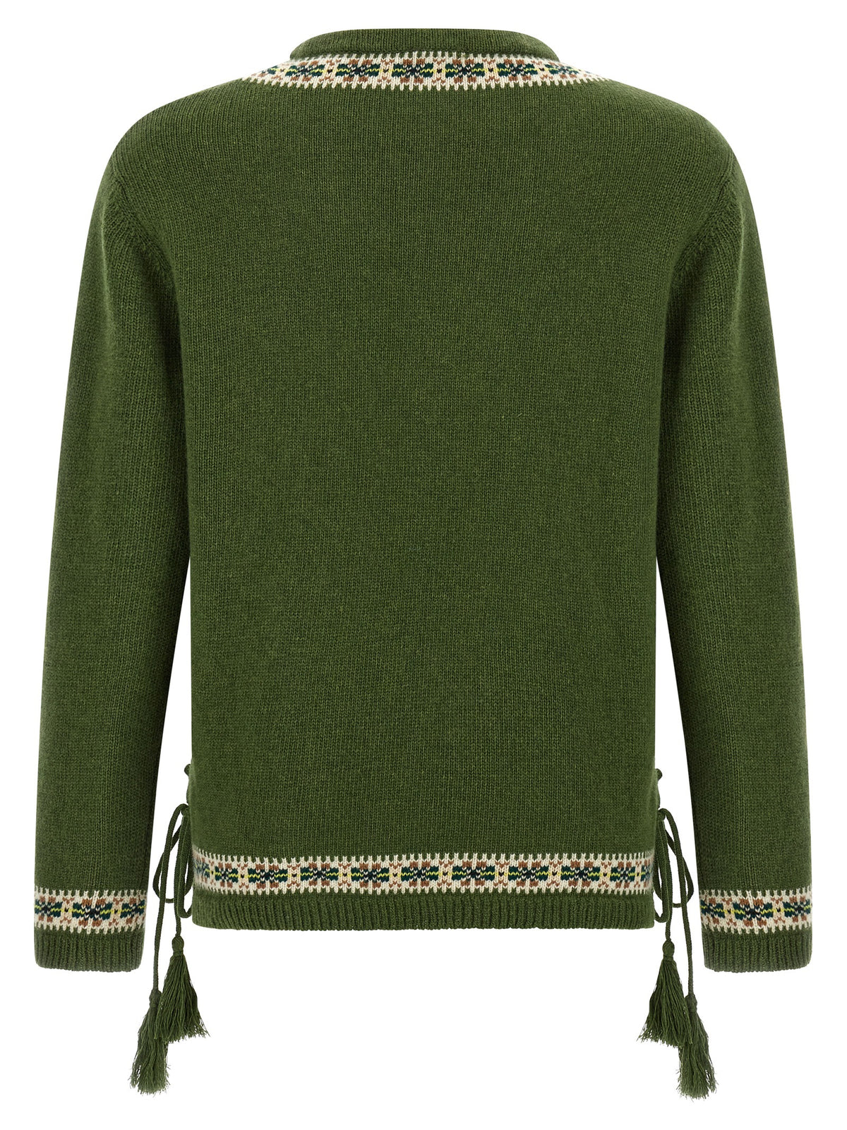 BODE Bicolor Virgin Wool Men's Cardigan