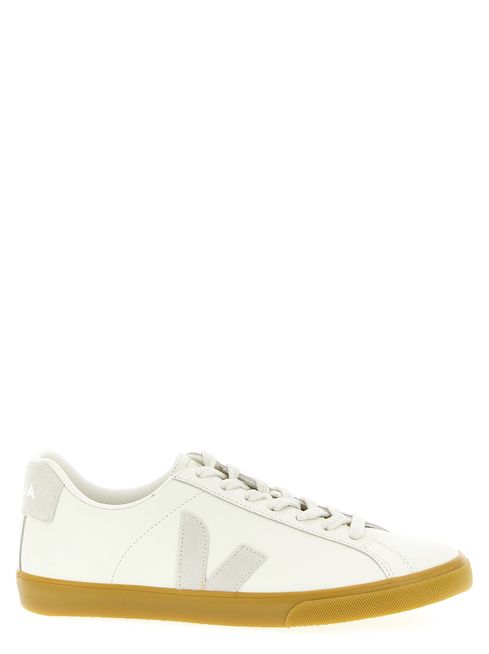 Veja Beige Calfskin Low Top Men's Sneakers