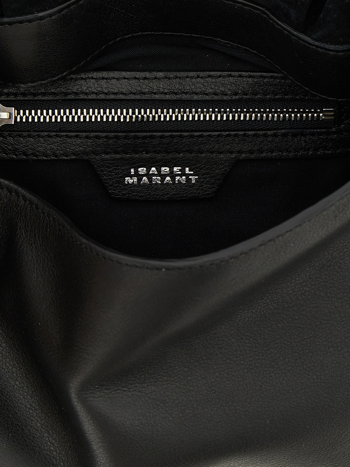 Isabel Marant Black Calfskin Shoulder Women's Bag