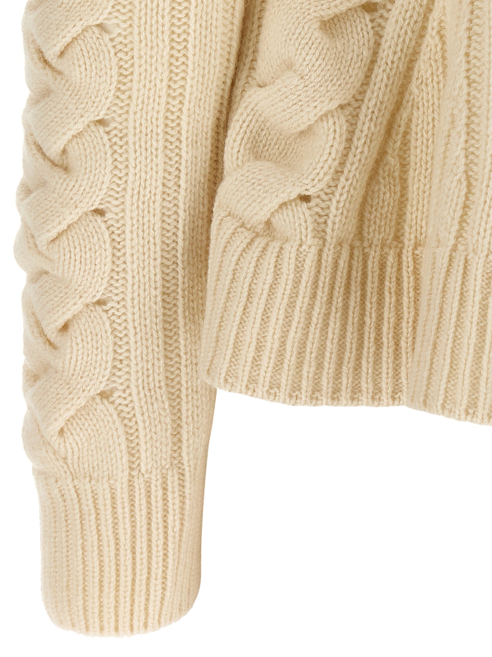 Alexander McQueen Beige Wool Women's Cardigan