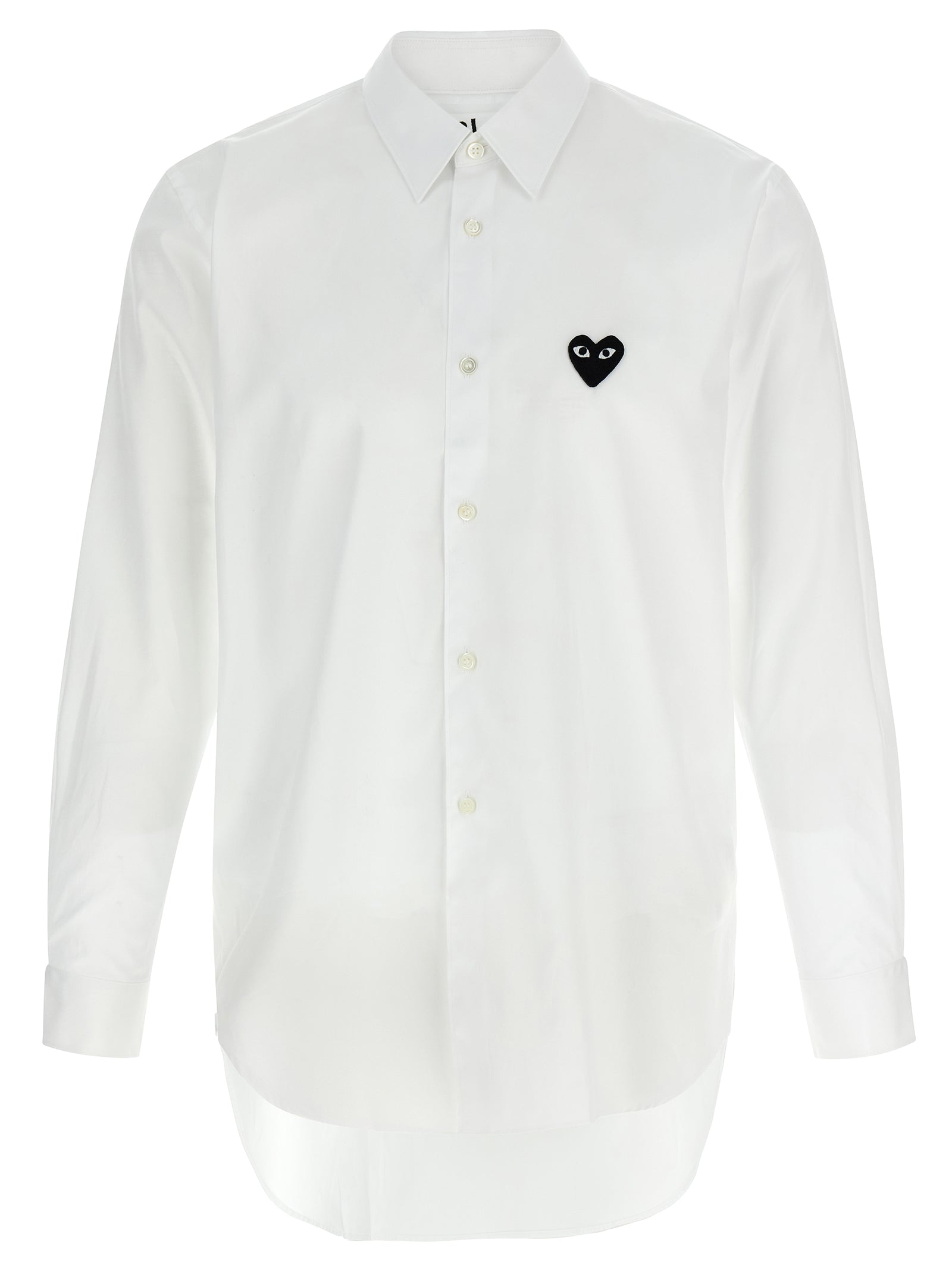 Comme Des Garçons Play White Cotton Men's Blouse