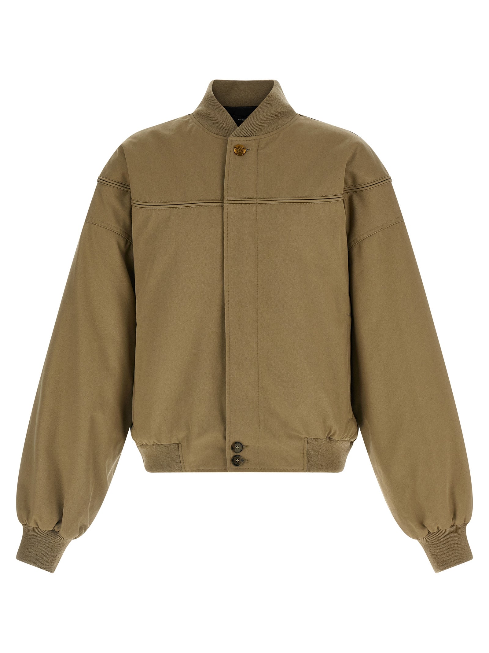 WILLY CHAVARRIA Beige Polyester Men's Bomber