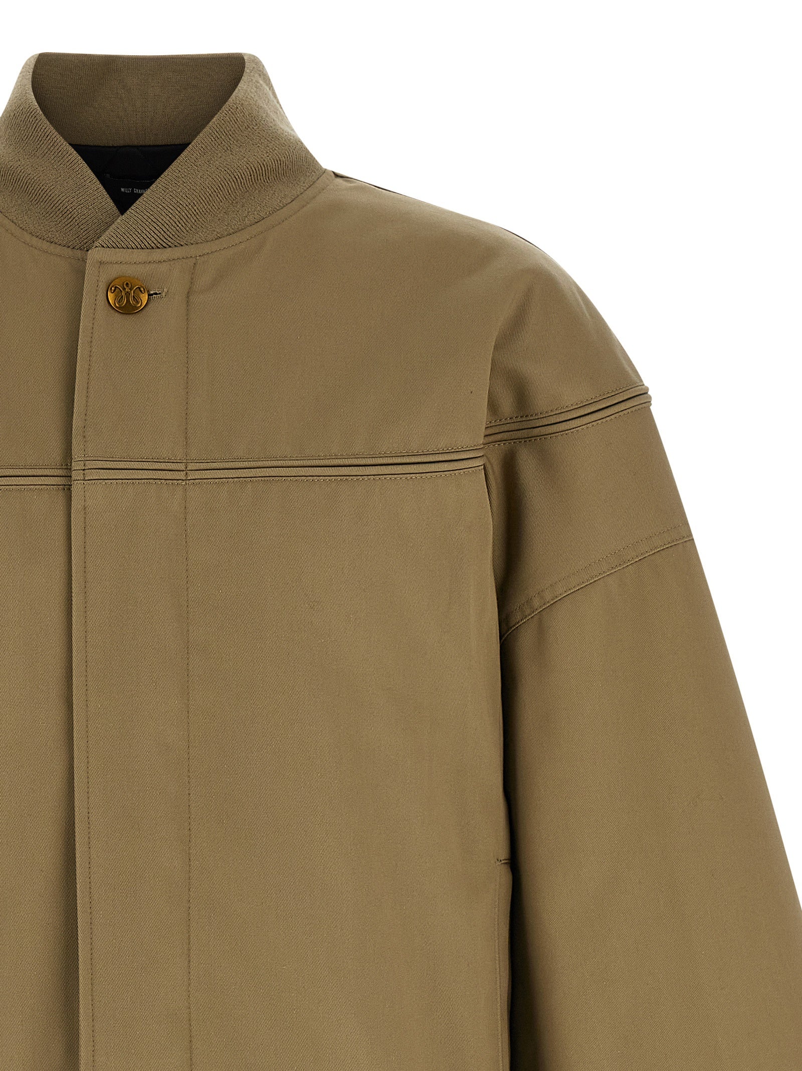 WILLY CHAVARRIA Beige Polyester Men's Bomber