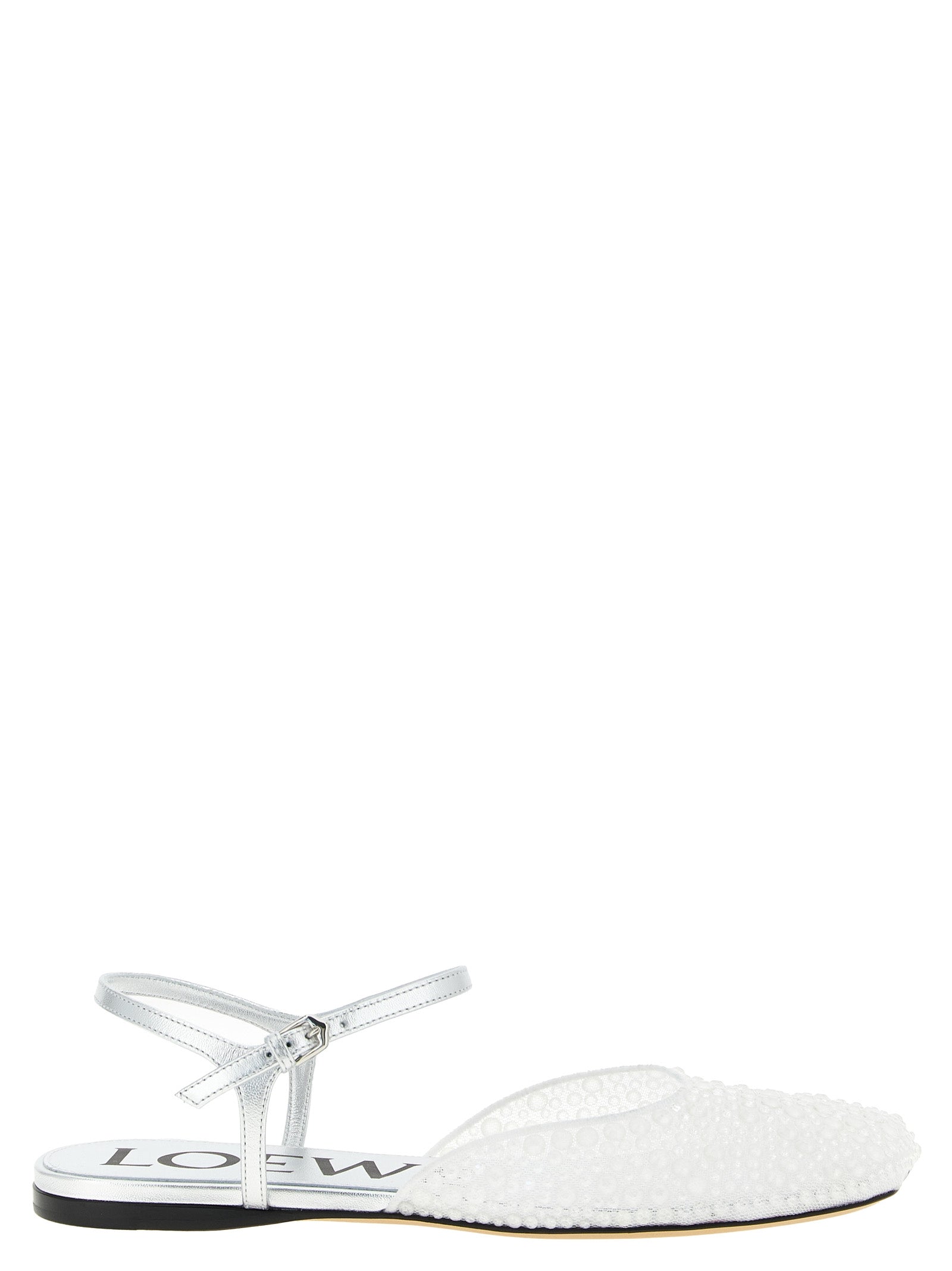 Loewe White Polyamide Ballet Women's Flats