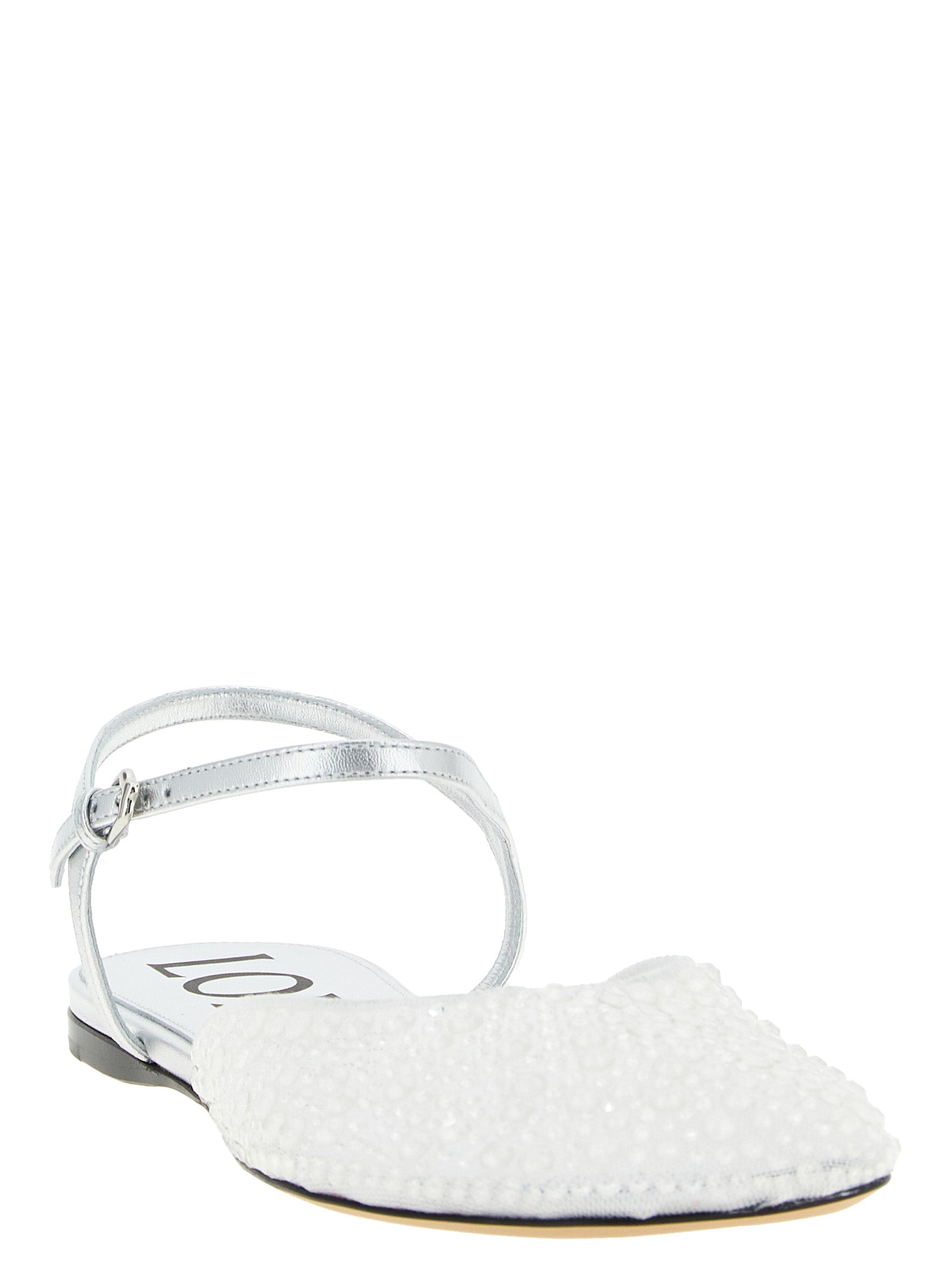 Loewe White Polyamide Ballet Women's Flats