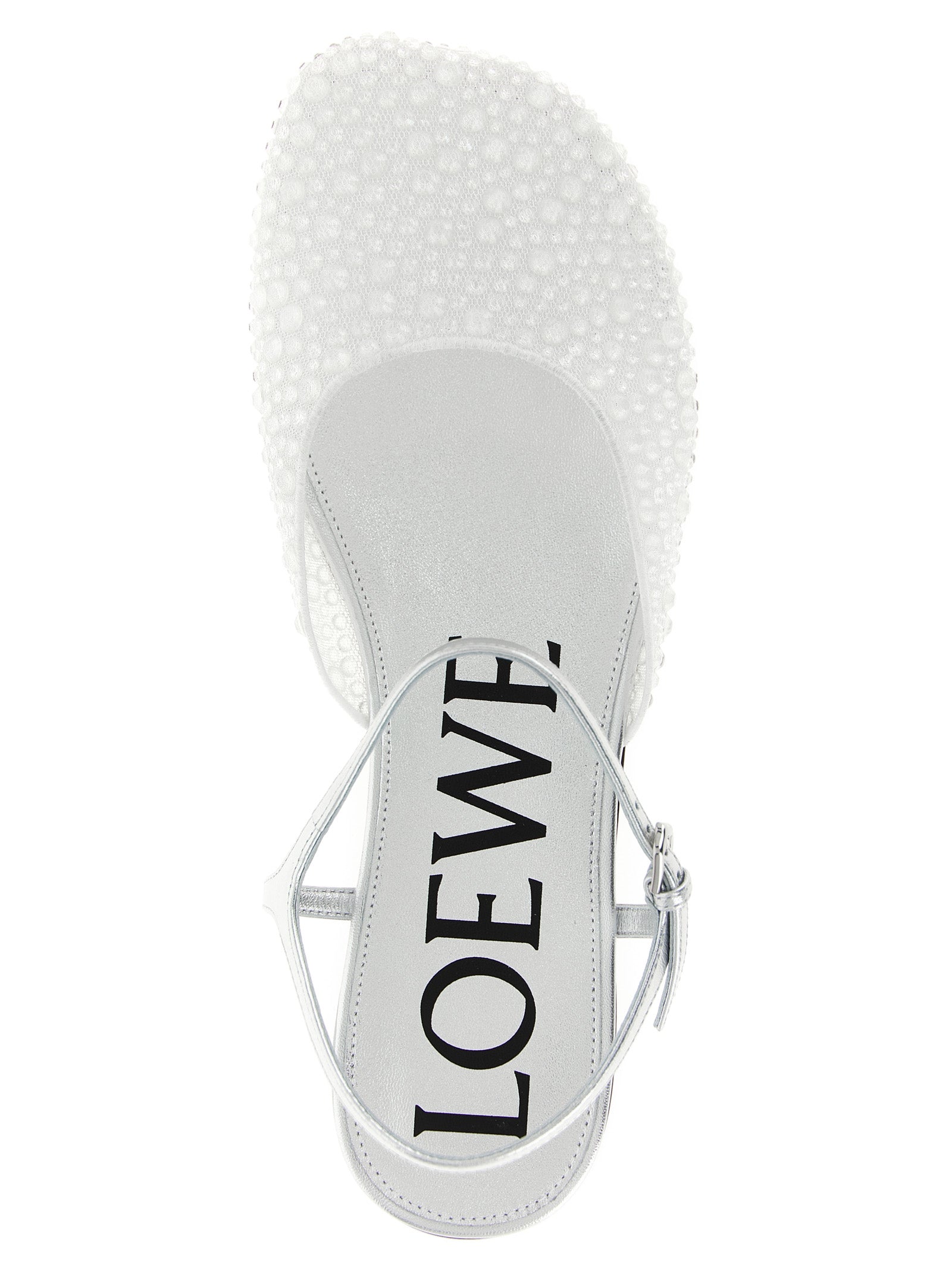 Loewe White Polyamide Ballet Women's Flats